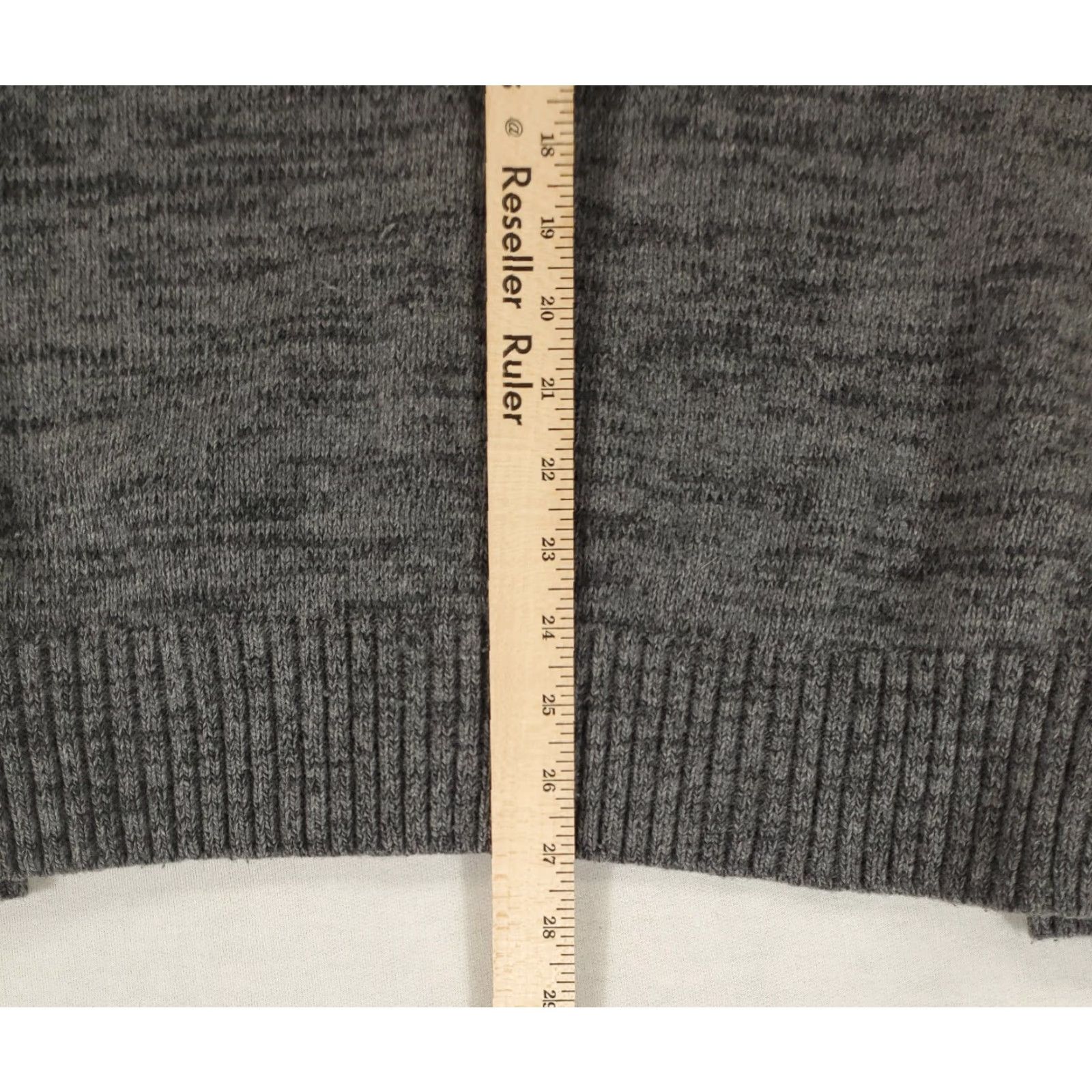 Banana Republic Banana Republic Sweater Full Zip Merino Wool Blend Italian Yarn 80 Gray Mens L Size US L / EU 52-54 / 3 - 5 Thumbnail