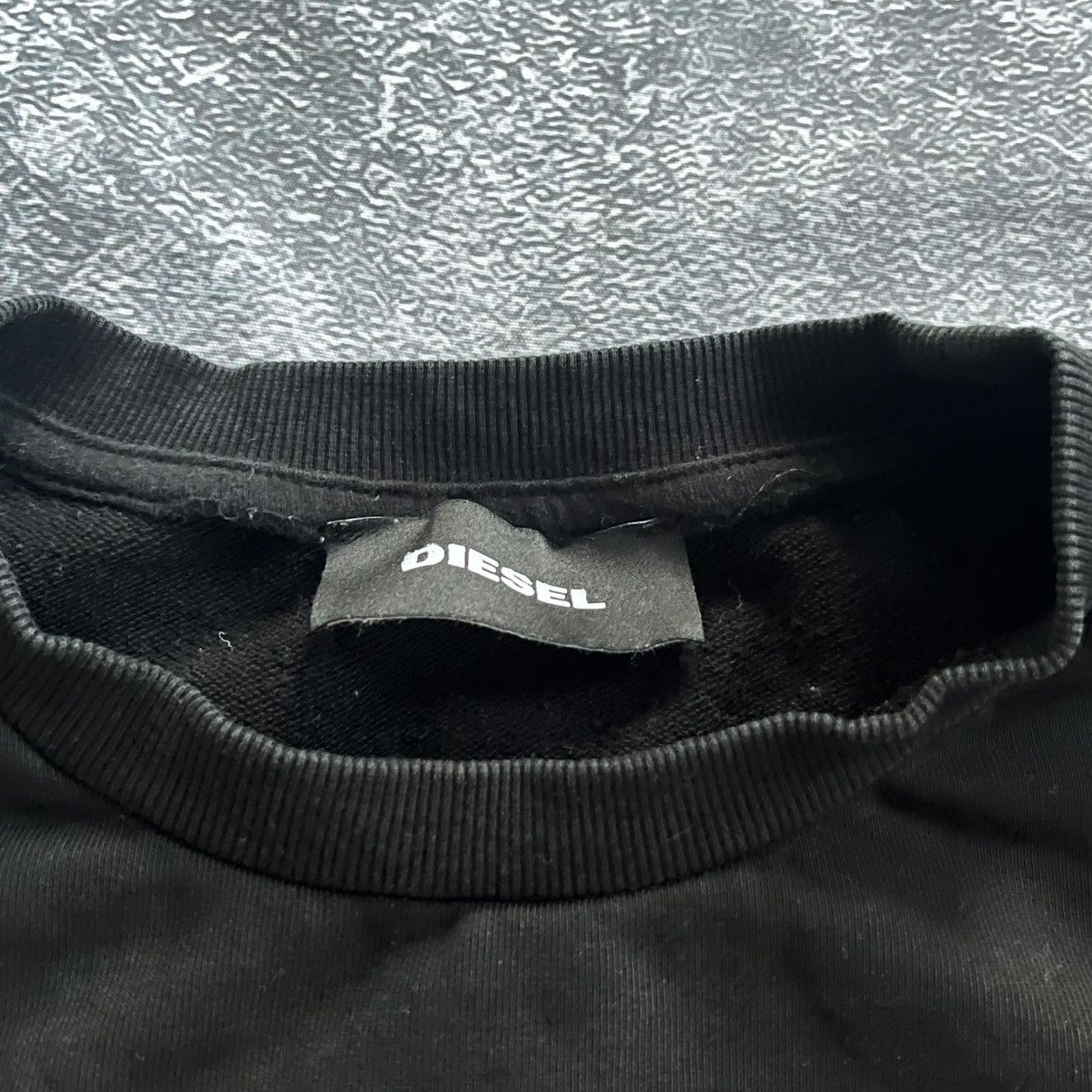 Diesel Diesel Men’s Black Sweatshirt Crewneck Casual Pullover Size US XL / EU 56 / 4 - 3 Thumbnail