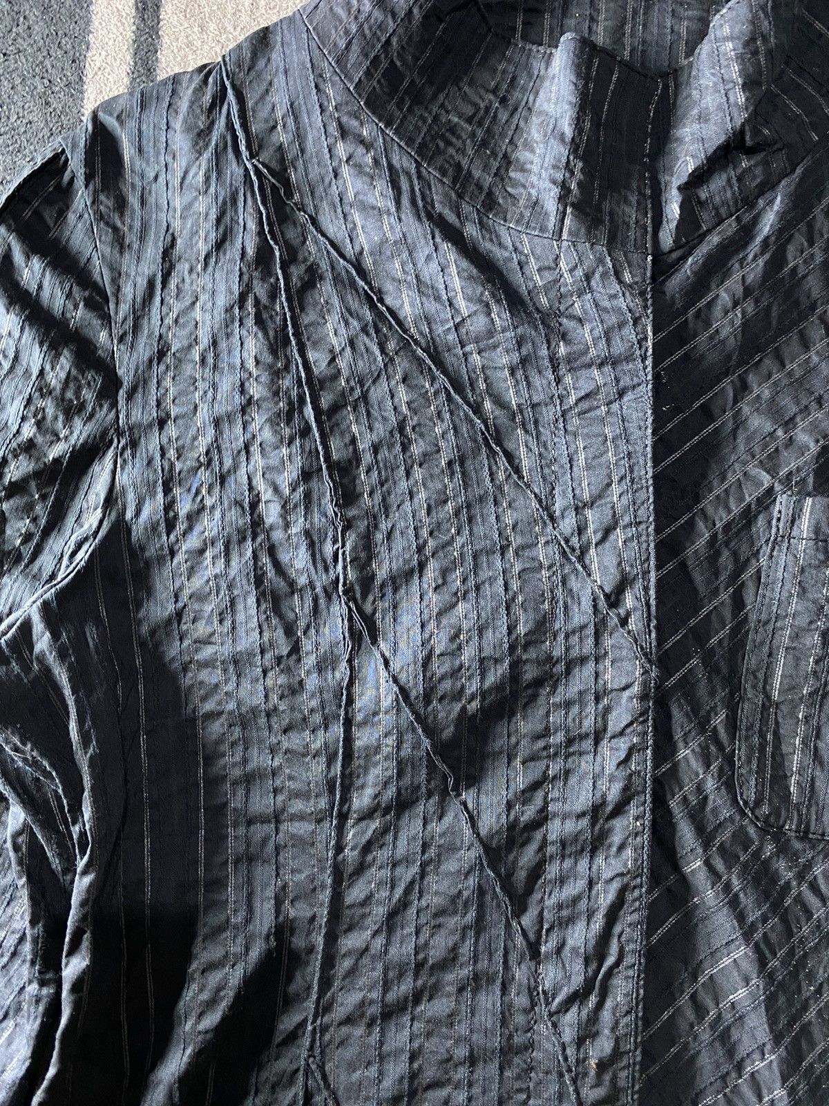 14th Addiction × KMRii × Yasuyuki Ishii Japanese Doho assymmetric buttons shirt gothic style Size US M / EU 48-50 / 2 - 3 Thumbnail