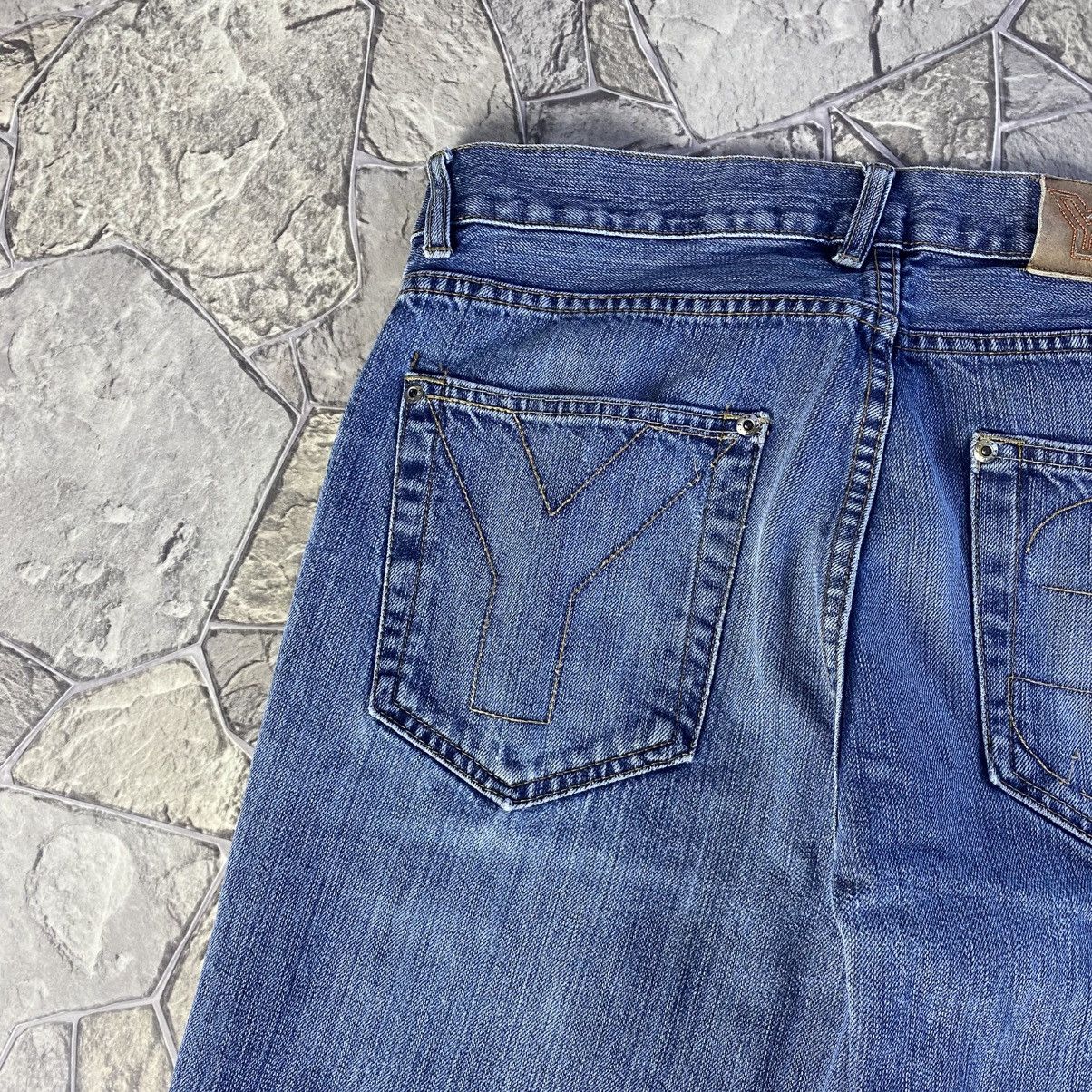 Yohji Yamamoto Yohji Yamamoto Y-3 Adidas Embroidered Big Logo Jeans Size US 32 / EU 48 - 4 Thumbnail