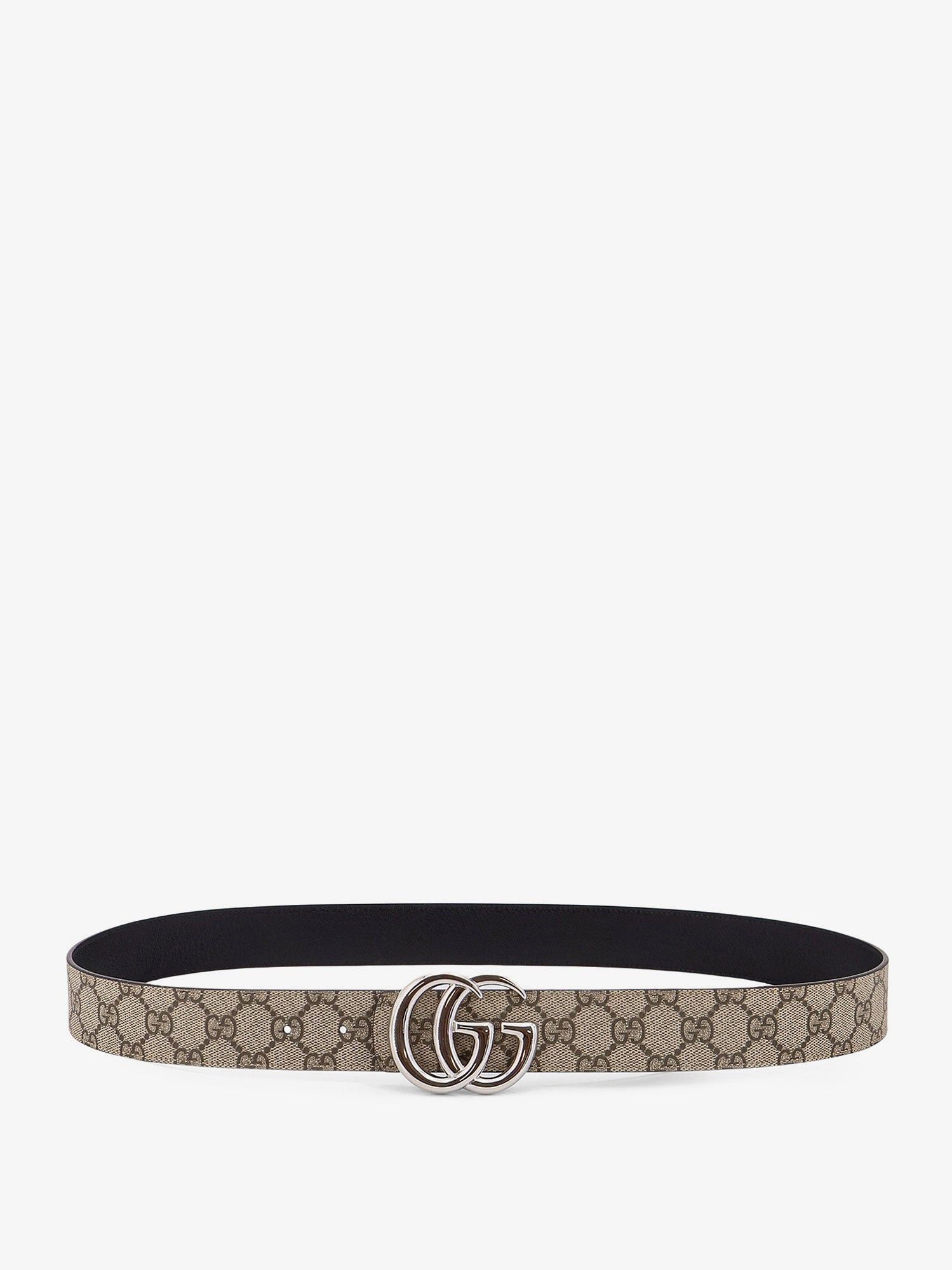 Gucci Reversible Leather And Supreme Gg Fabric Belt Size ONE SIZE - 1 Thumbnail