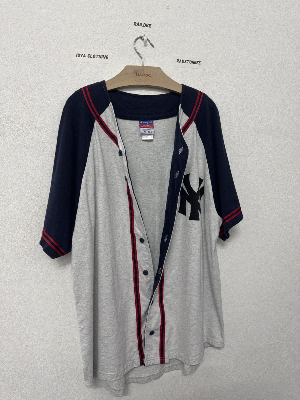 New York Yankees Champion x NY x Bettyboop Button Shirt Size US XL / EU 56 / 4 - 3 Thumbnail