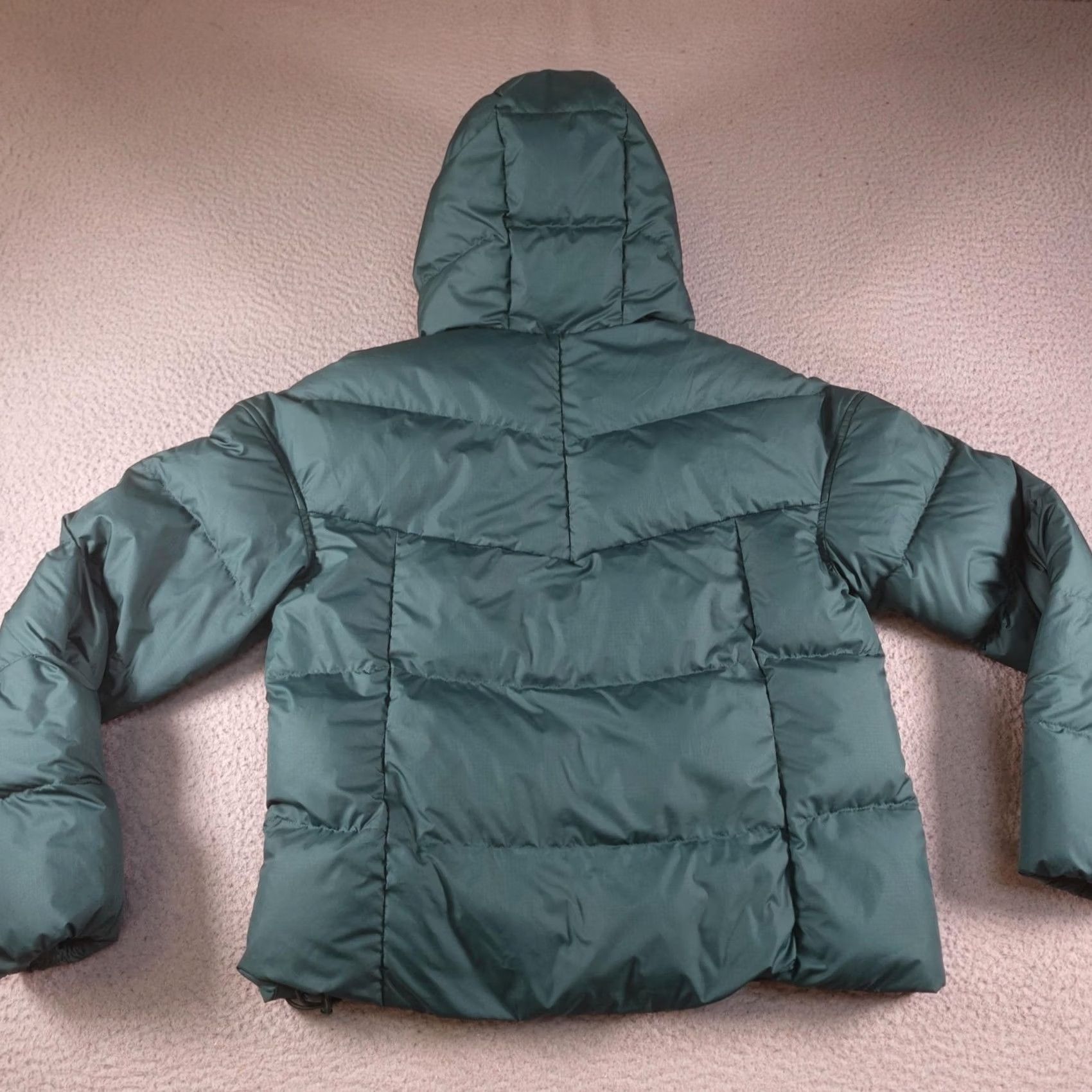 Vintage VINTAGE LL Bean Puffer Jacket Womens XS Green Hooded Down Insulated Warm Ski Snow Bomber Size XS / US 0-2 / IT 36-38 - 4 Thumbnail