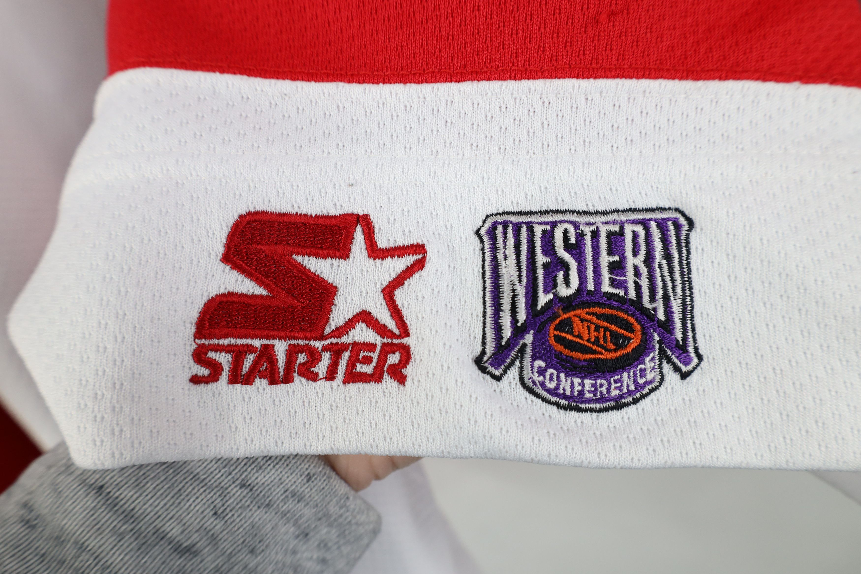 Starter Vintage 90s Starter Red Wings Hockey Jersey 2Pac 2 Pac White Size US L / EU 52-54 / 3 - 13 Thumbnail