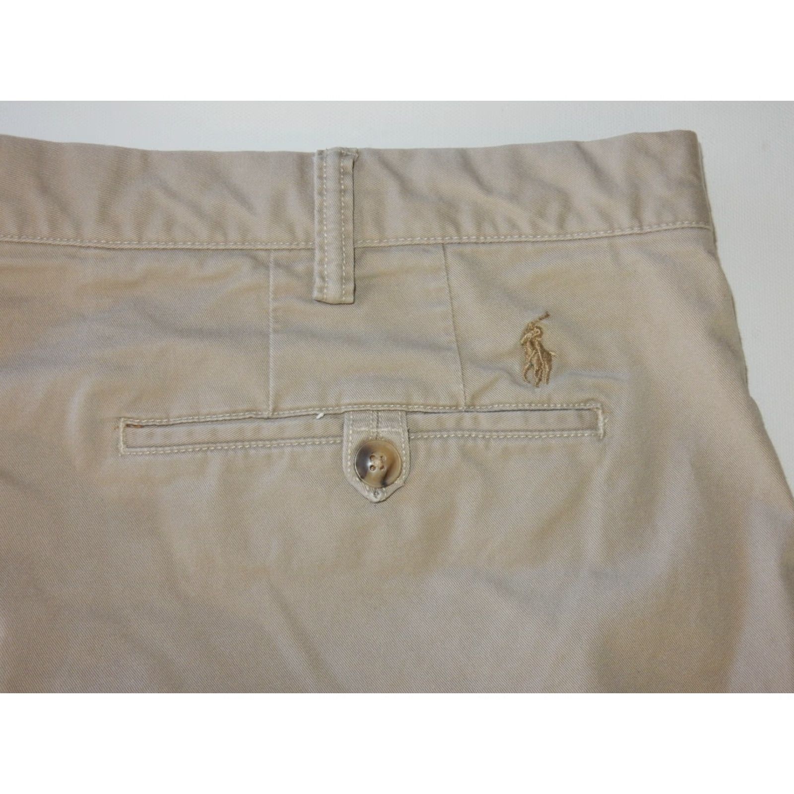 Polo Ralph Lauren VINTAGE Polo Ralph Lauren Men's Shorts Chino Size 40 Beige Cotton 80s Size US L / EU 52-54 / 3 - 2 Thumbnail