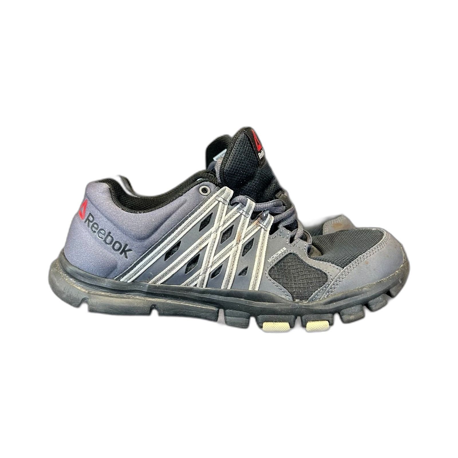 Reebok Reebok YourFlex Trainette Gray Training Shoes Athletic Sneak Size US 8.5 / EU 41-42 - 1 Thumbnail