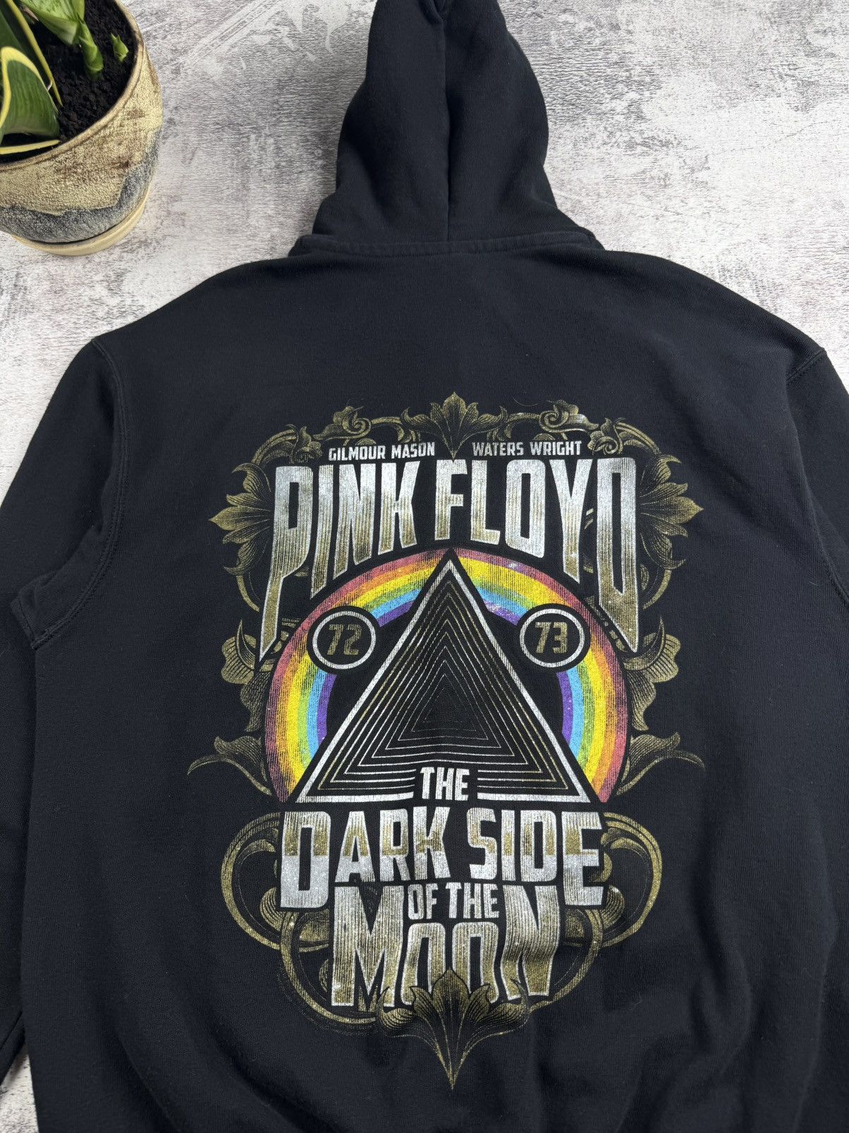 Band Tees Vintage Pink Floyd Dark Side of The Moon Large Rap Hip Hop Zip Hoodie Pullover Size US L / EU 52-54 / 3 - 6 Thumbnail