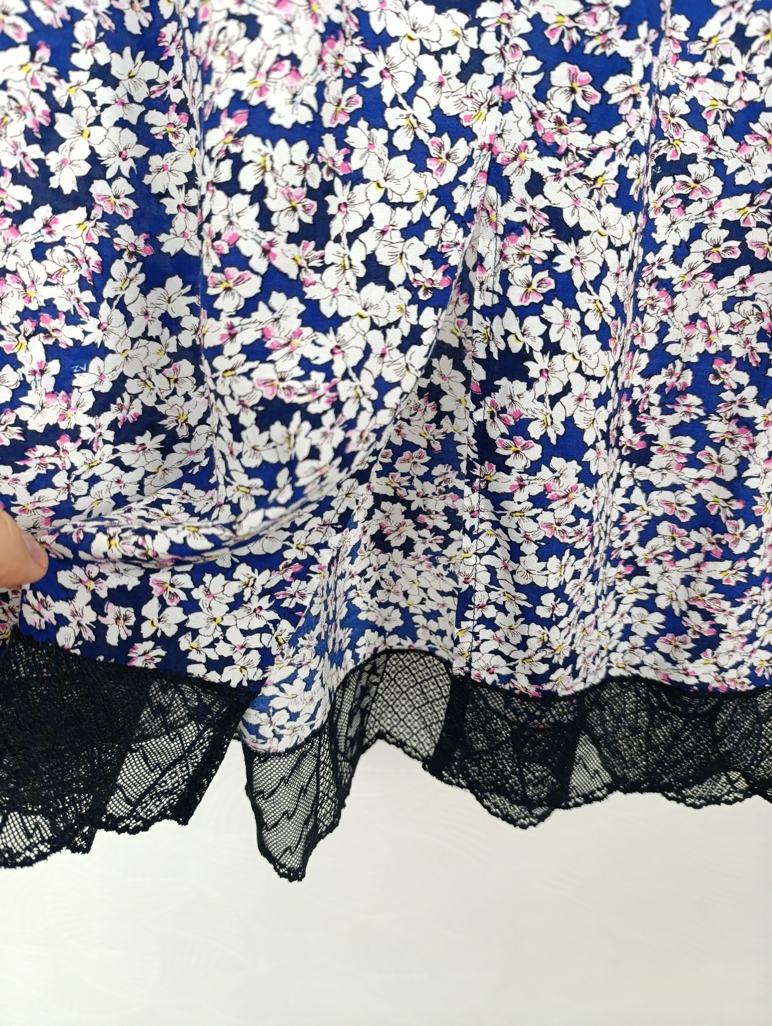 Zadig & Voltaire ZADIG & VOLTAIRE JENNY PRINT BEGONIA SKIRT Size 26" / US 2 / IT 38 - 7 Thumbnail