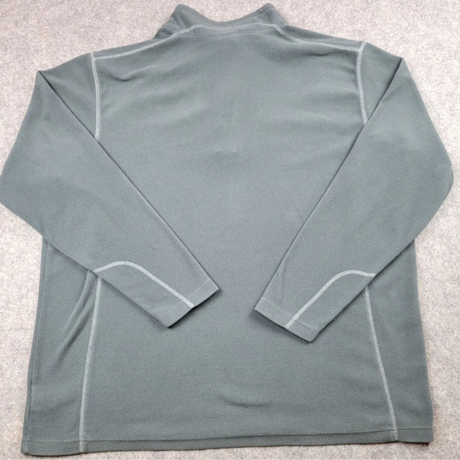 Logo 7 Columbia Fleece 1/4 Zip Pullover Mens 2XL Gray Outdoor Embroidered Logo Sweatshirt Shirt Size US XXL / EU 58 / 5 - 6 Thumbnail
