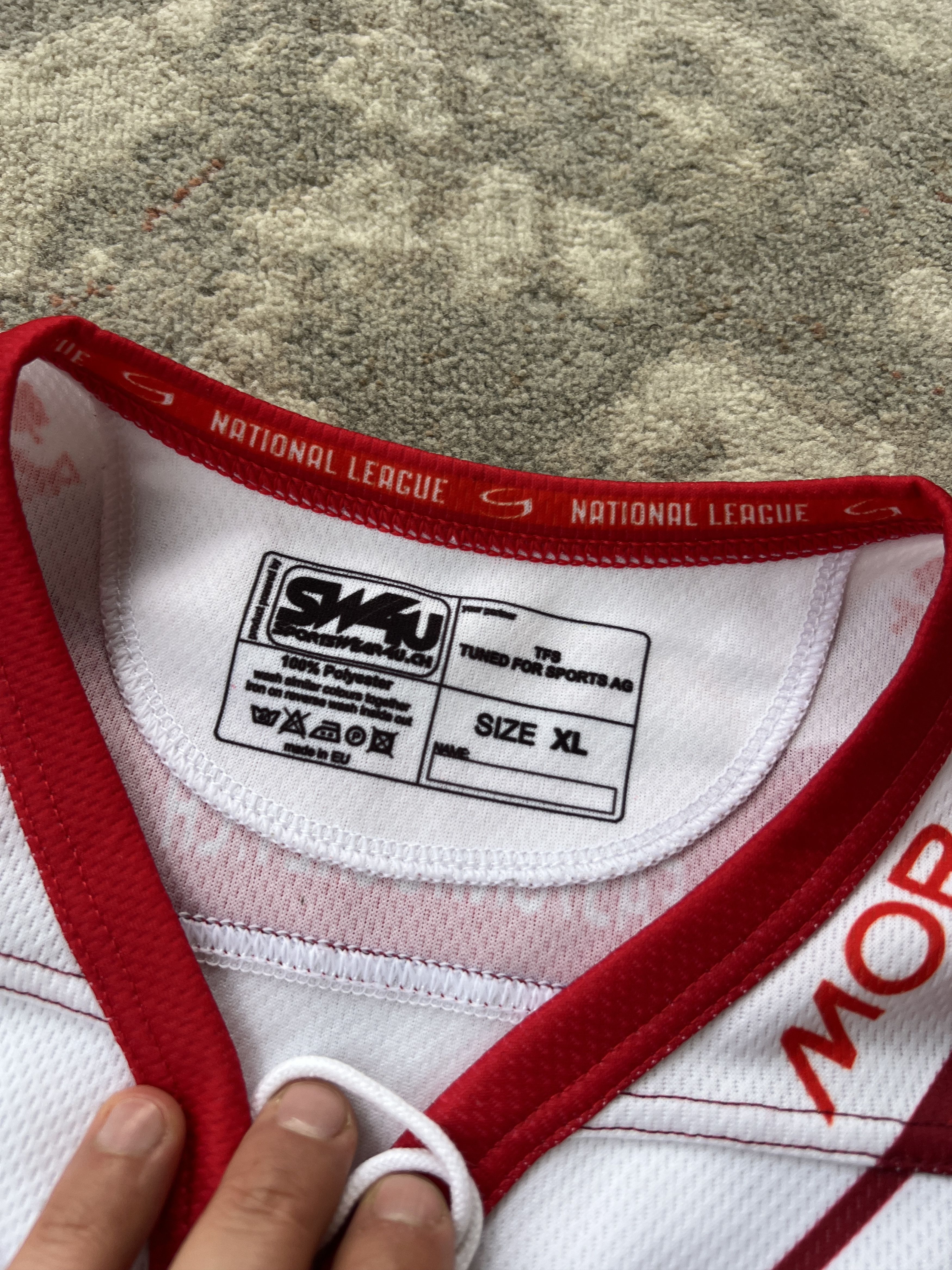 Other SW4U IITA Red Ice Knoepfli 27 Hockey Jersey Size US XL / EU 56 / 4 - 3 Thumbnail
