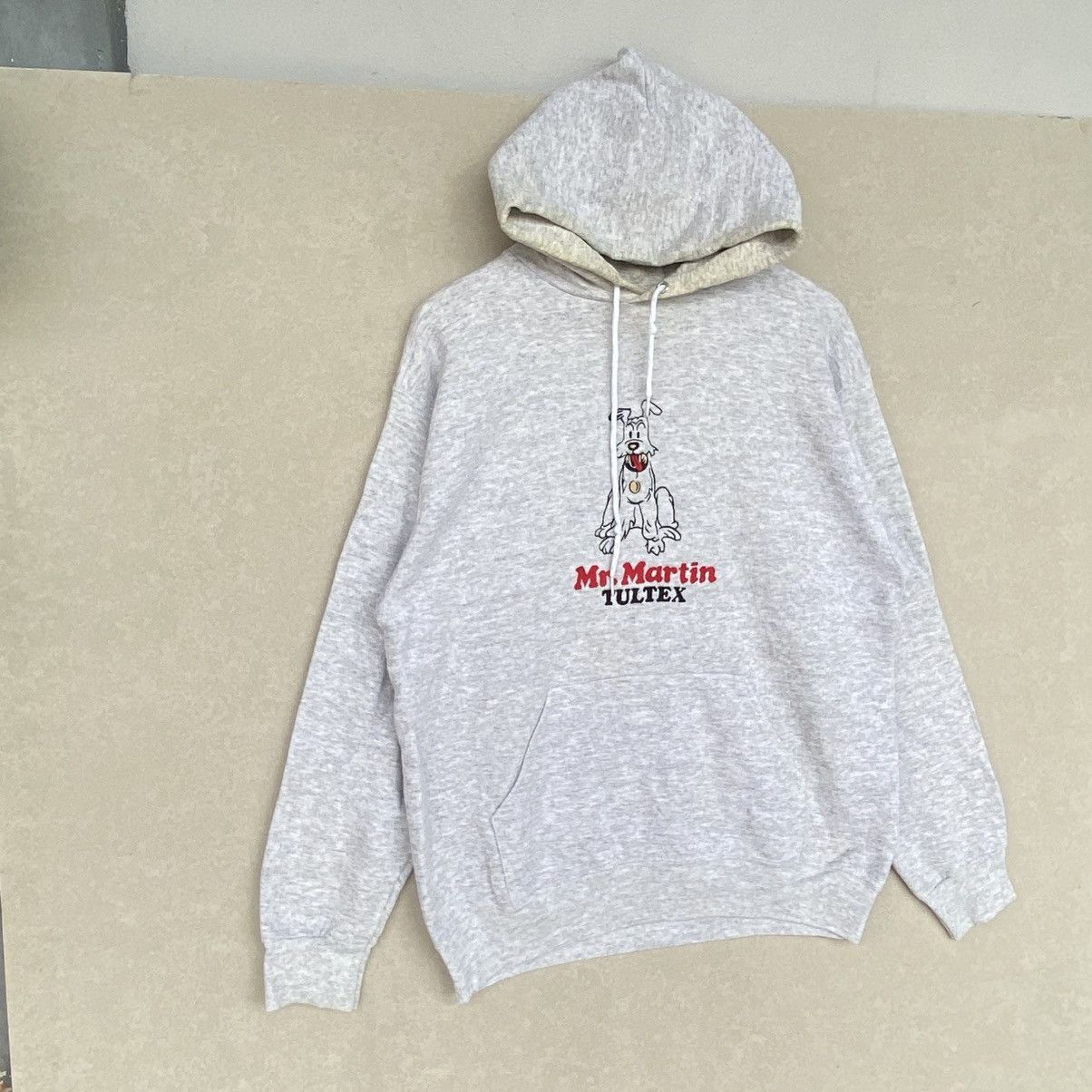Other Vintage Tultex Big Logo Embroidered Hoodie Sweater Gray Colo Size US L / EU 52-54 / 3 - 3 Thumbnail