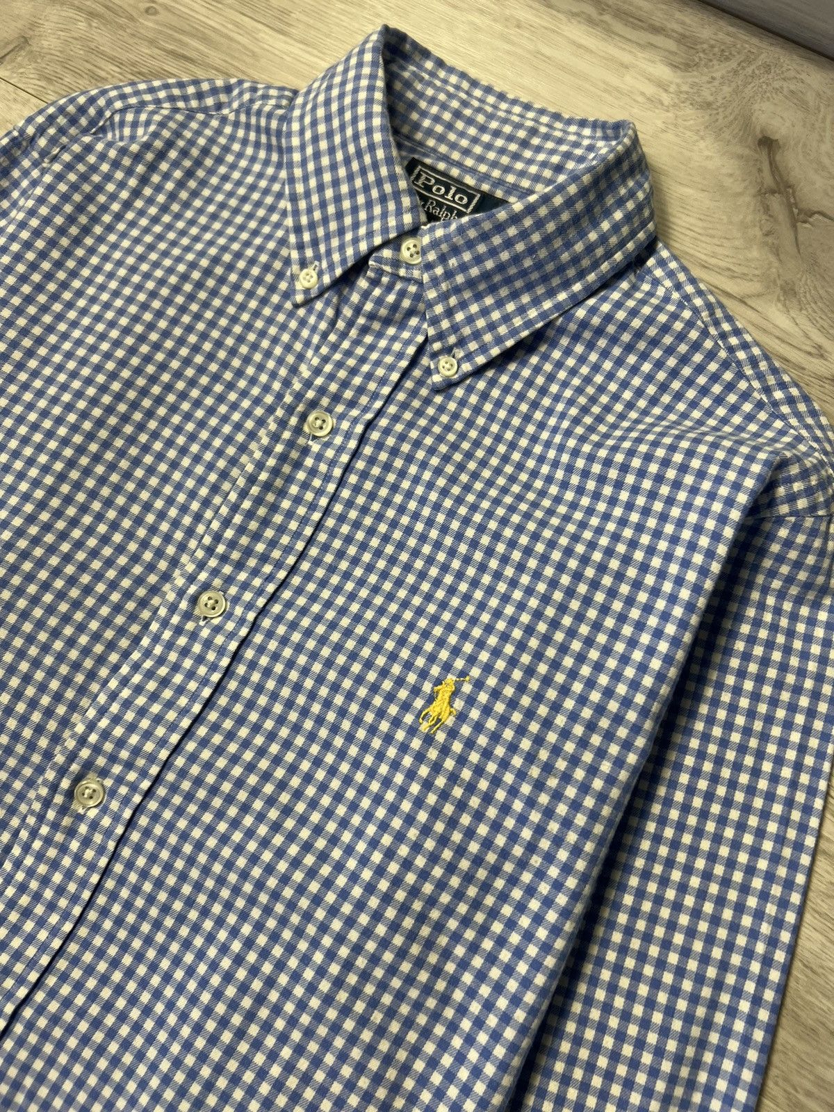 Polo Ralph Lauren Vintage Ralph Lauren Checkered Long Sleeve Button Up Shirt Size US S / EU 44-46 / 1 - 3 Thumbnail