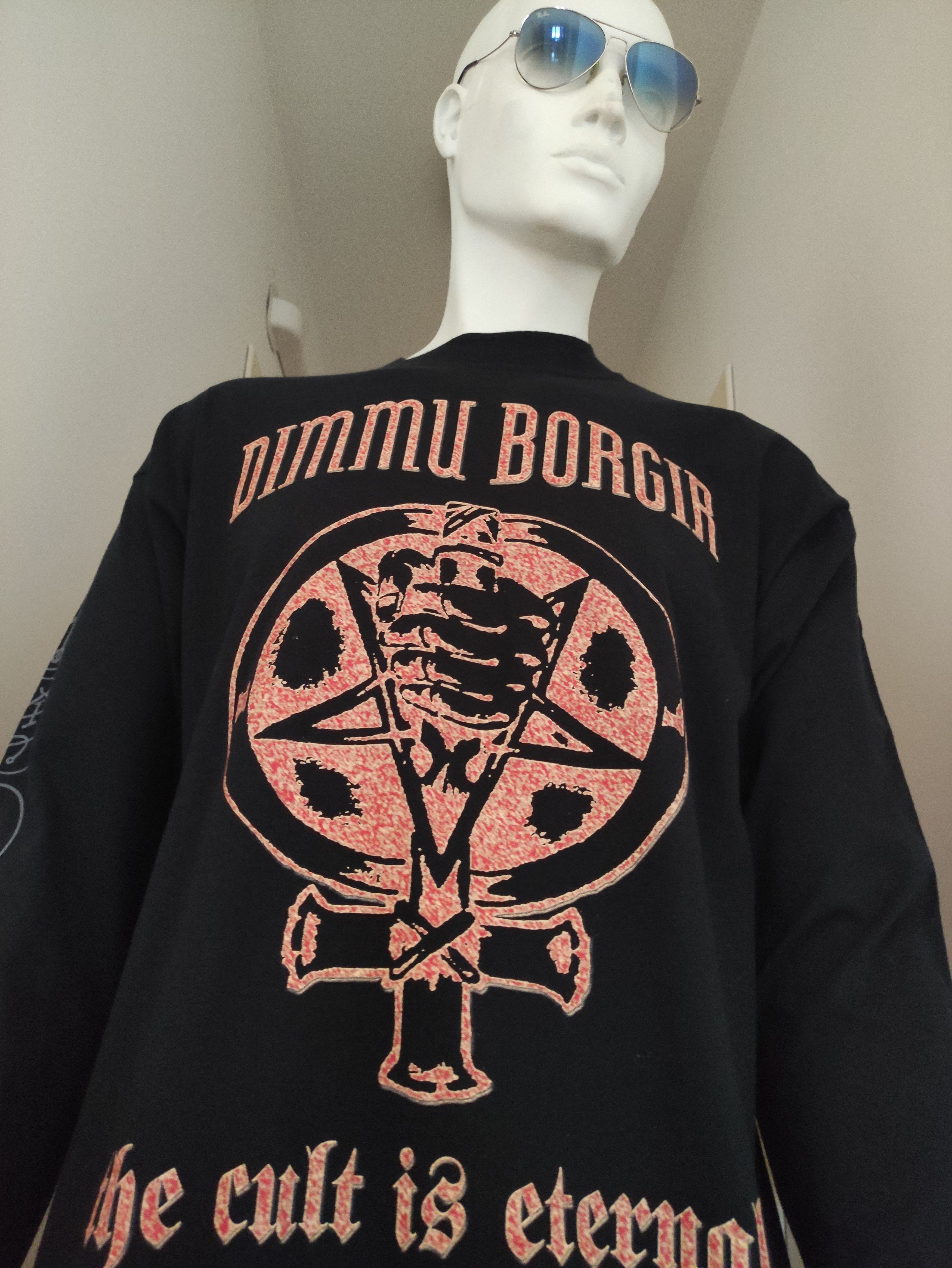 Band Tees Dimmu Borgir T Shirt Vintage 1999 Rare Black Metal Size US XL / EU 56 / 4 - 4 Thumbnail