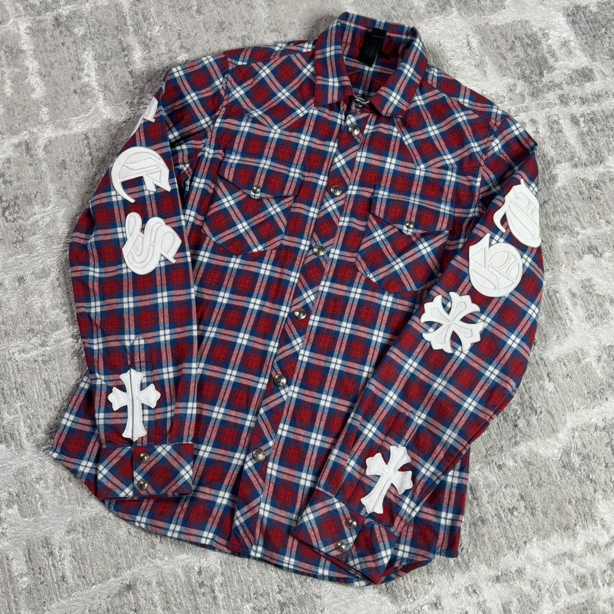 Chrome Hearts Guns n roses leather patch button up Size US L / EU 52-54 / 3 - 11 Thumbnail