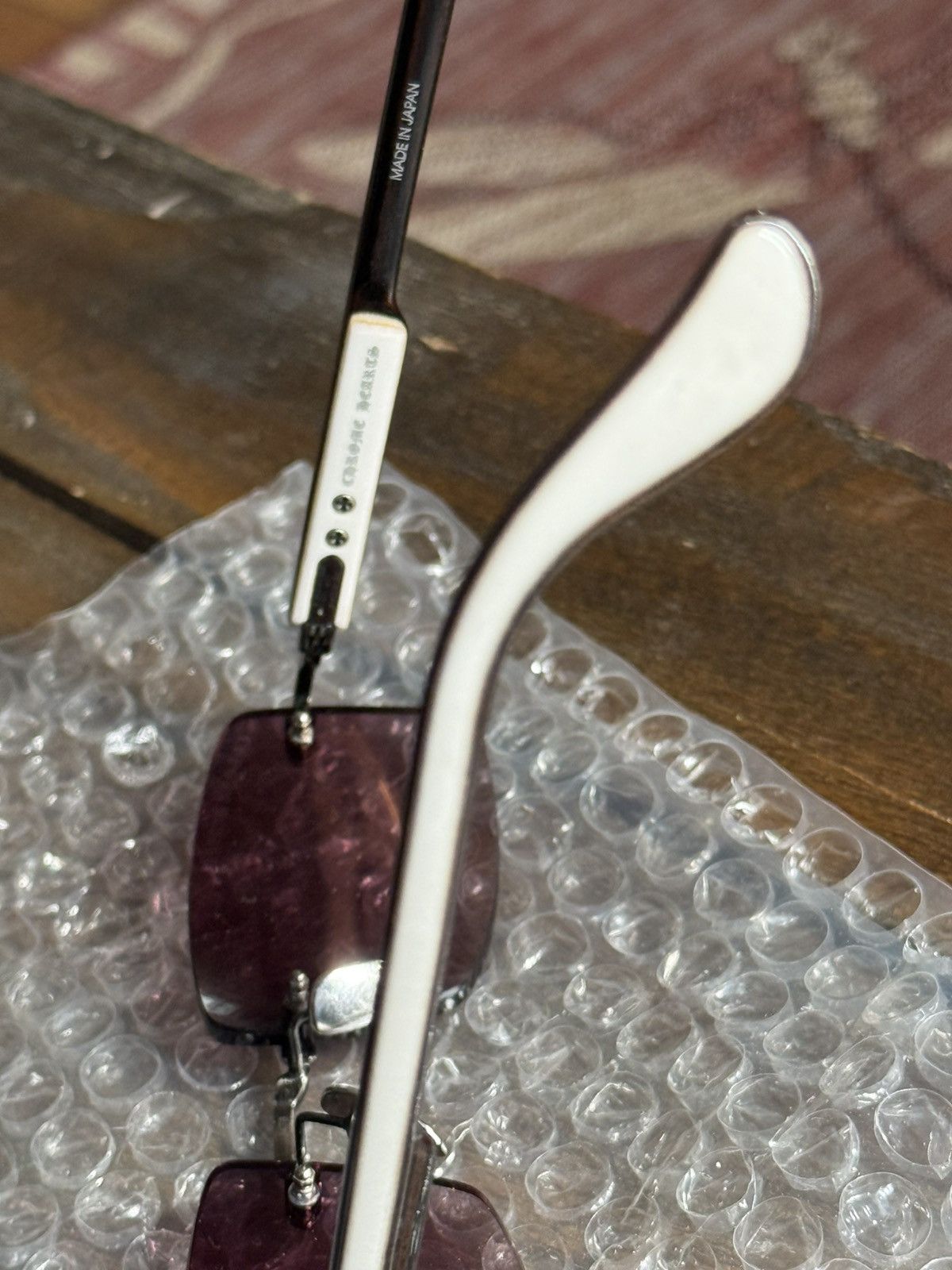Chrome Hearts Deep II ebony frames (white/purp) Size ONE SIZE - 5 Thumbnail