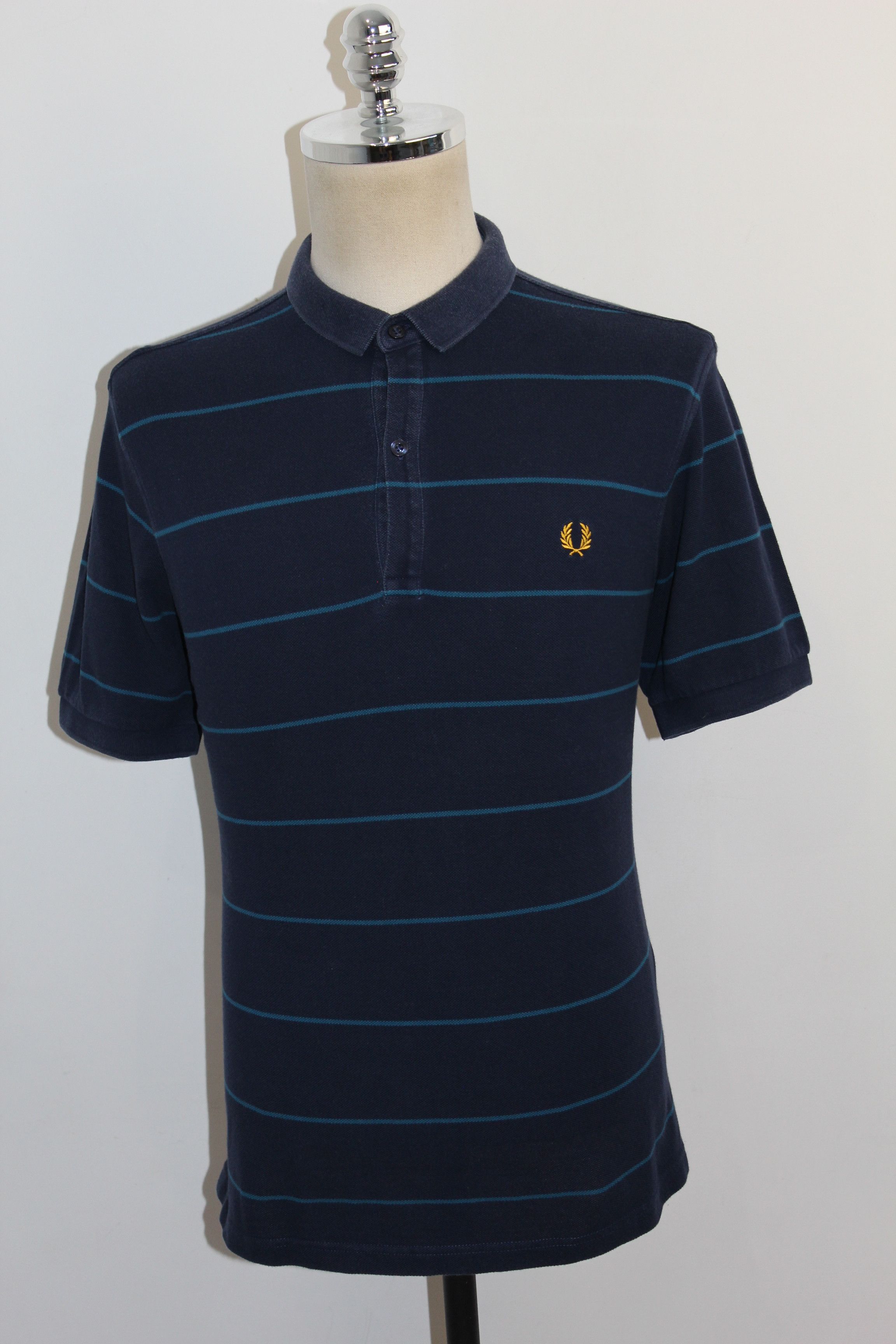 Fred Perry Fred Perry Short Sleeve Blue Polo Shirt Size US L / EU 52-54 / 3 - 4 Thumbnail