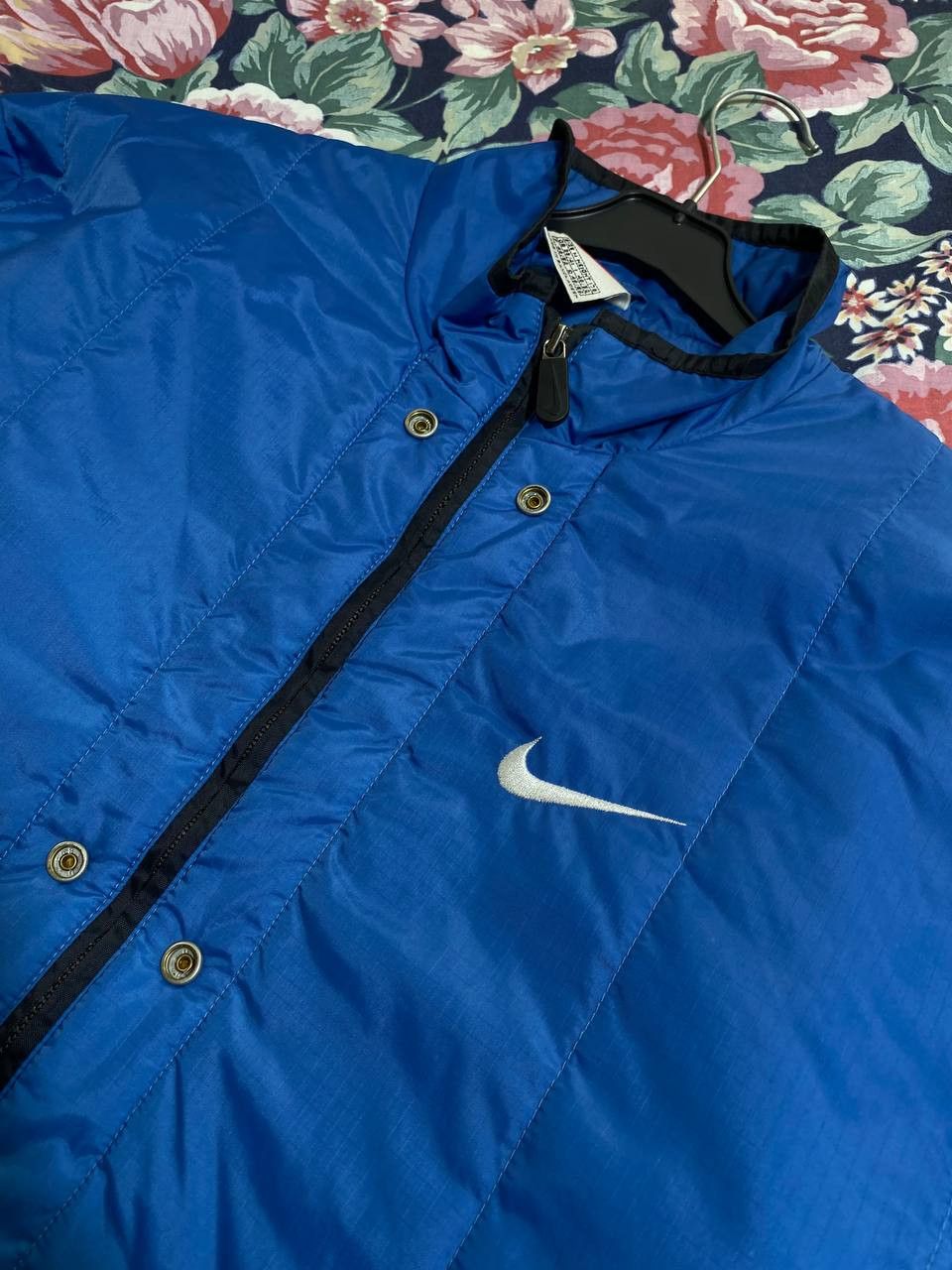 Nike × Vintage Vintage Nike Jacket 1990s Blue Winter Jacket Size M Size US M / EU 48-50 / 2 - 19 Thumbnail