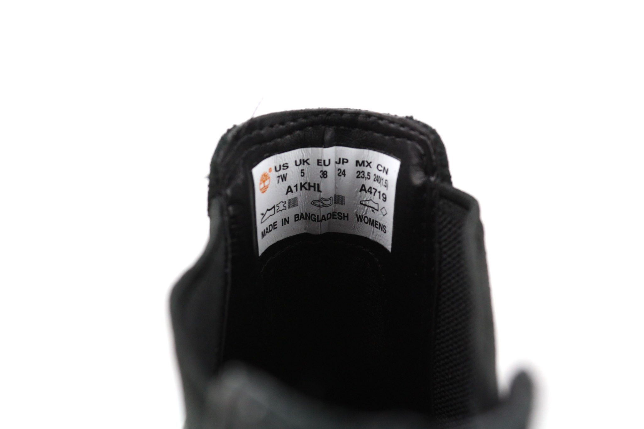 Timberland A1KHL UK5 Black Leather Chelsea 80979 Size US 5.5 / IT 35.5 - 10 Thumbnail