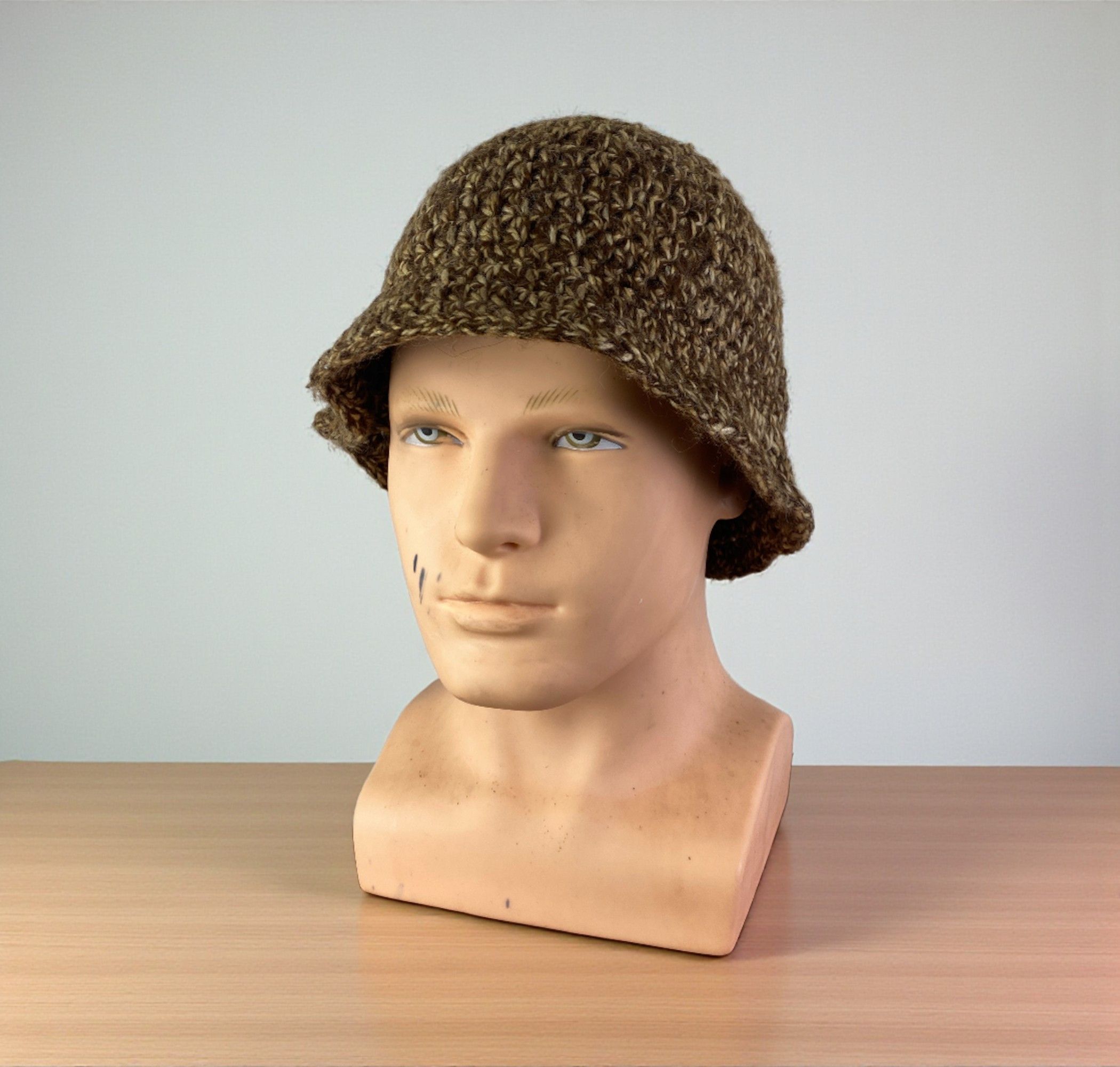 Japanese Brand Japanese Brand Knit Bucket Hat / Fisherman Hat BA0198 Size ONE SIZE - 1 Thumbnail