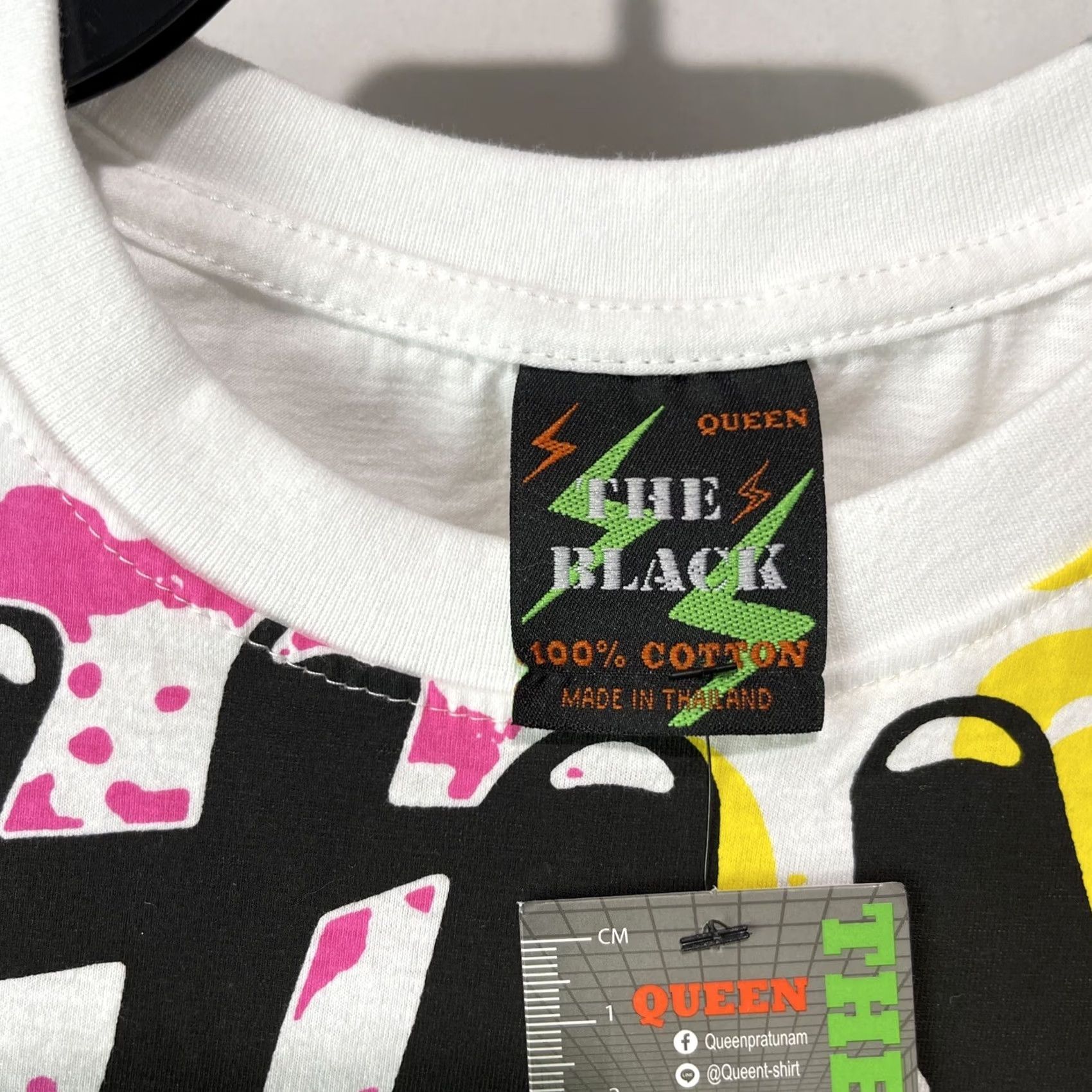 Vintage Betty Boop Shirt Men Medium White Short Sleeve Graphic Print Crew Neck Cartoon Retro The Black Mens Shirt Size US M / EU 48-50 / 2 - 6 Thumbnail
