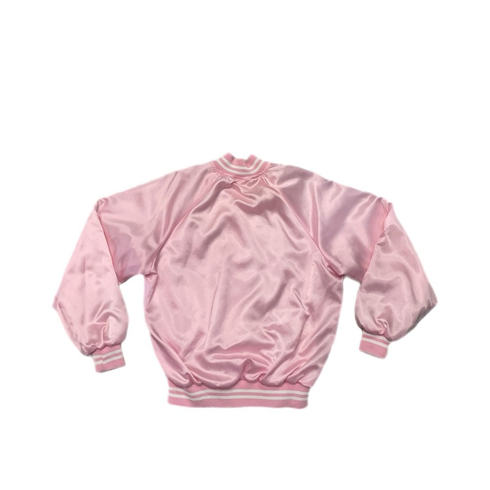 Vintage 1970s Napa Valley Pink Satin Souvenir Jacket – USA Made Size L / US 10 / IT 46 - 2 Thumbnail