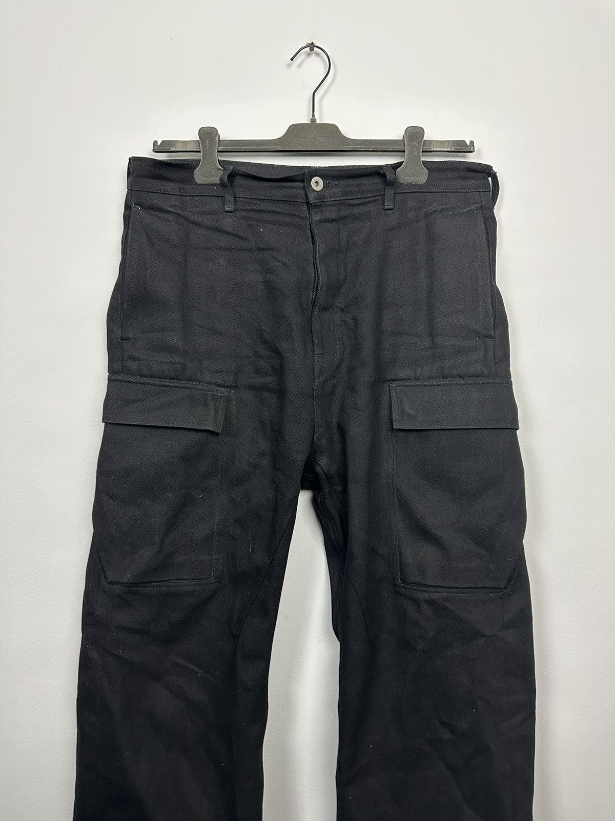 Rick Owens DRKSHDW Made in Japan 16oz Cargo Geth Denim Size US 34 / EU 50 - 2 Thumbnail