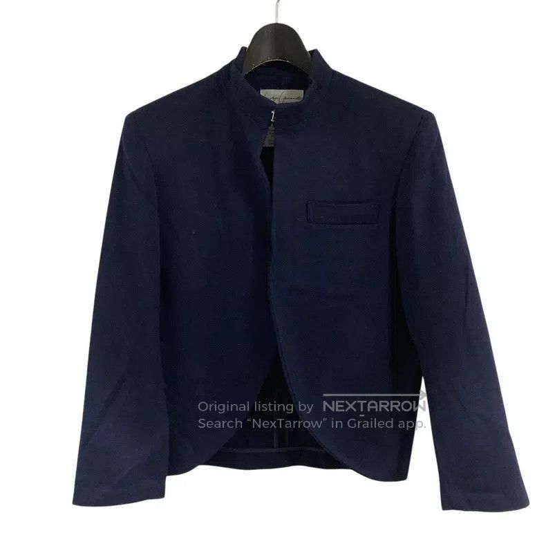 Yohji Yamamoto Yohji Yamamoto Maru Text Period Wool Jacket Size US S / EU 44-46 / 1 - 1 Thumbnail