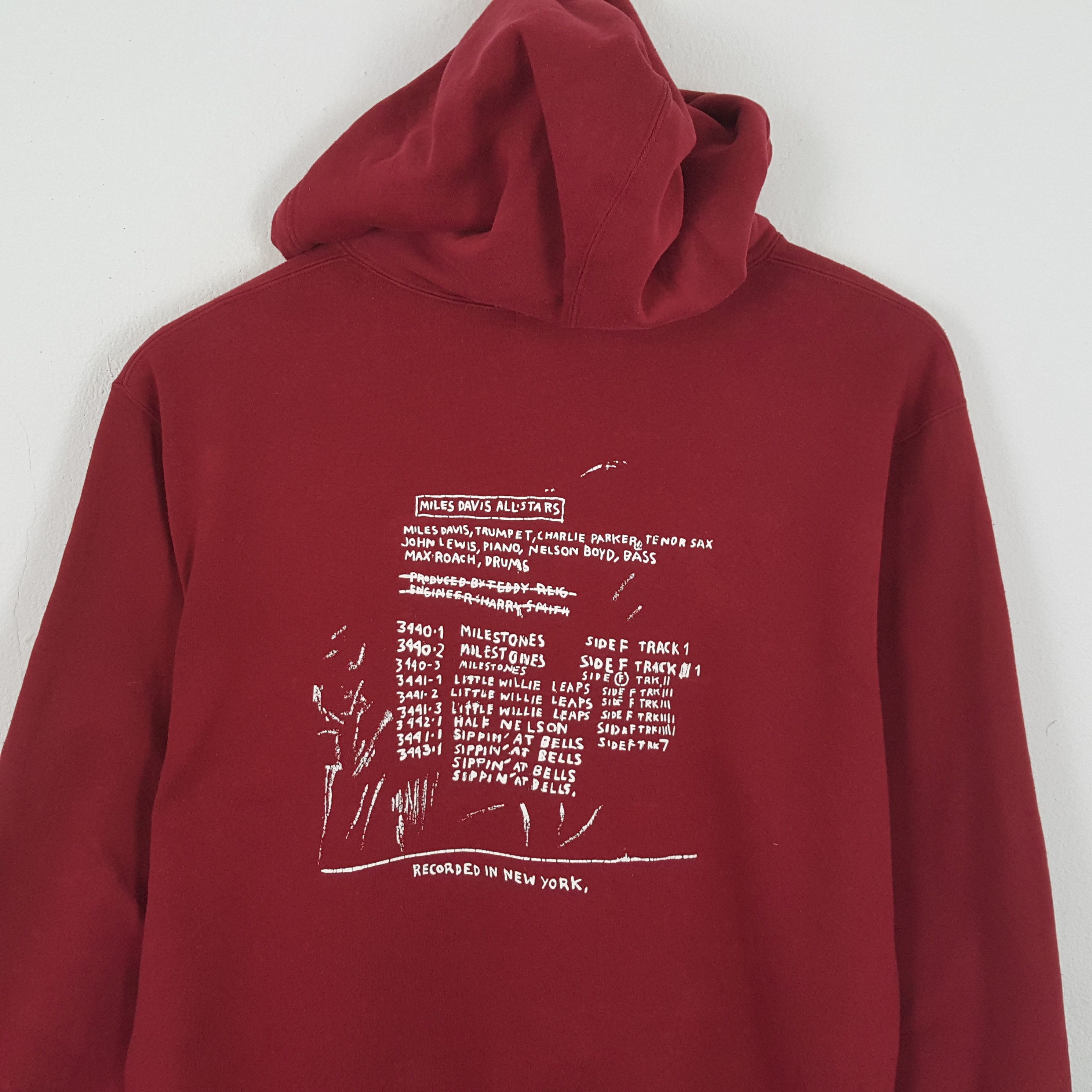 Jean-Michel Basquiat × Vintage JEAN MICHEL BASQUIAT Streetwear Style Hoodies Size US XL / EU 56 / 4 - 2 Thumbnail