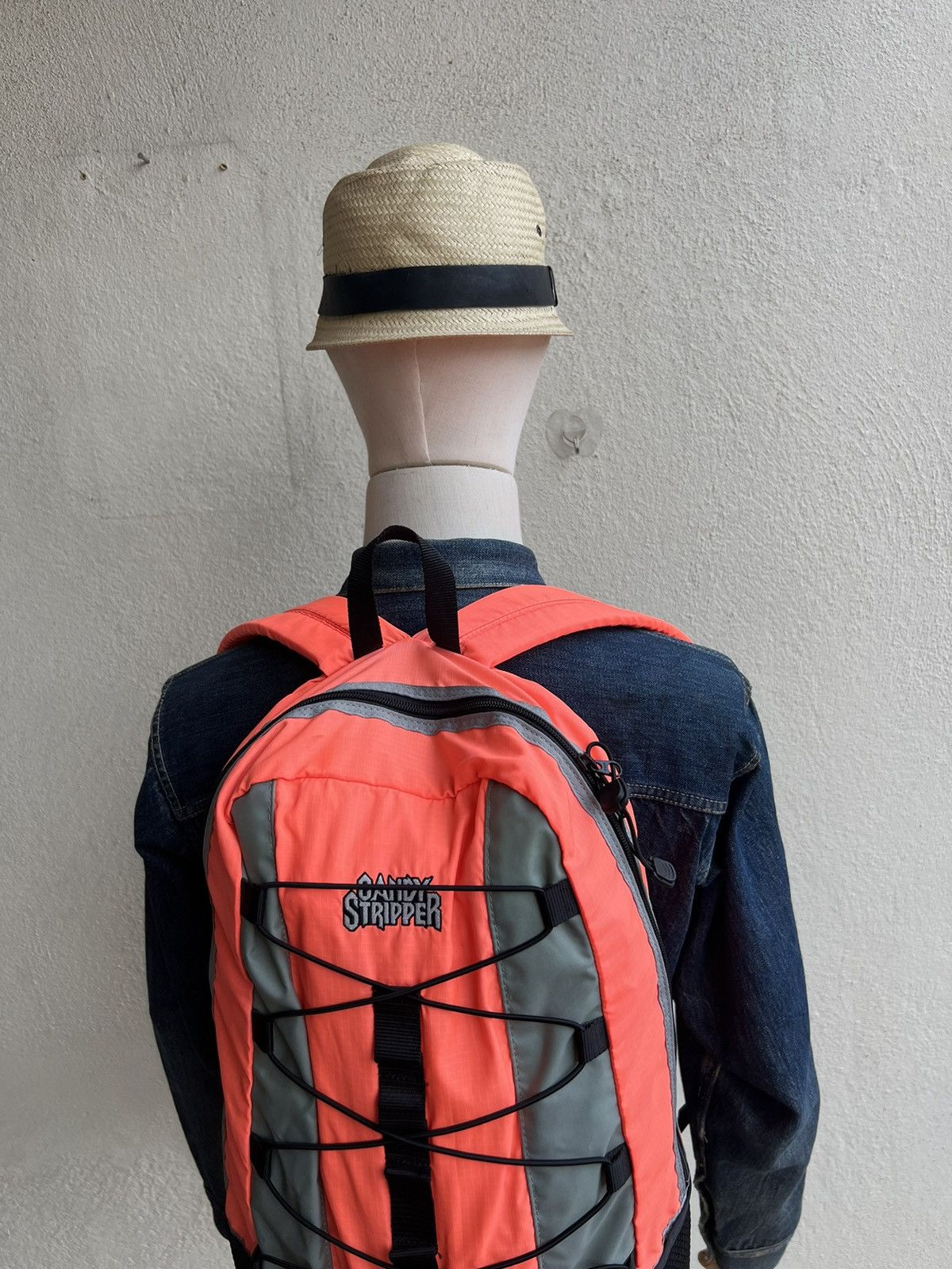 Japanese Brand RARE! Vintage Candy Stripper Yoshie Itabashi Backpack Bag Size ONE SIZE - 2 Thumbnail