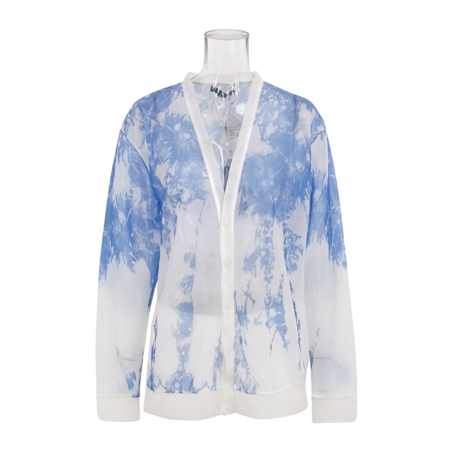 Alexander Wang Alexander Wang Tie-Dye V-Neck Cardigan Size S Size US S / EU 44-46 / 1 - 1 Thumbnail