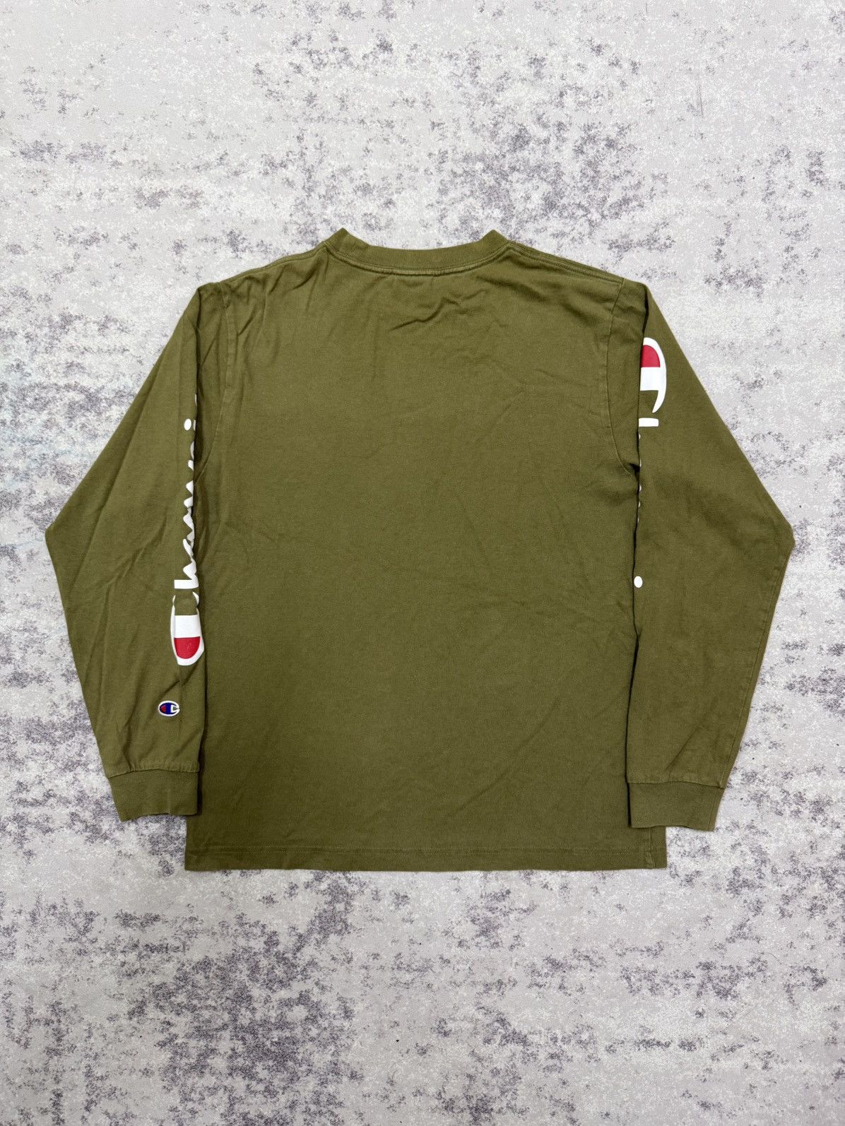 Champion Champion Spellout Logo Longsleeve Tshirt Size US S / EU 44-46 / 1 - 2 Thumbnail