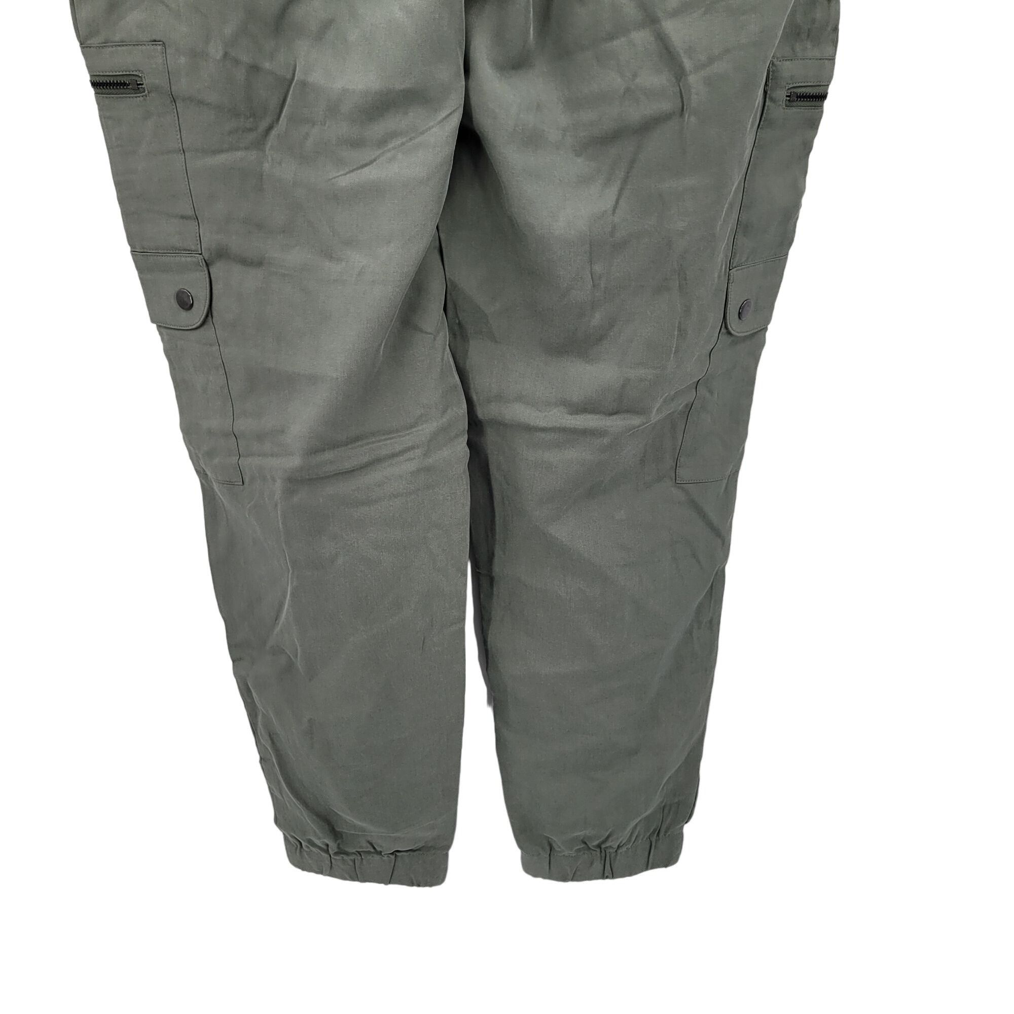 Banana Republic Banana Republic Cargo Jogger Pants M Olive Green Elastic Wai Size 32" / US 10 / IT 46 - 10 Thumbnail