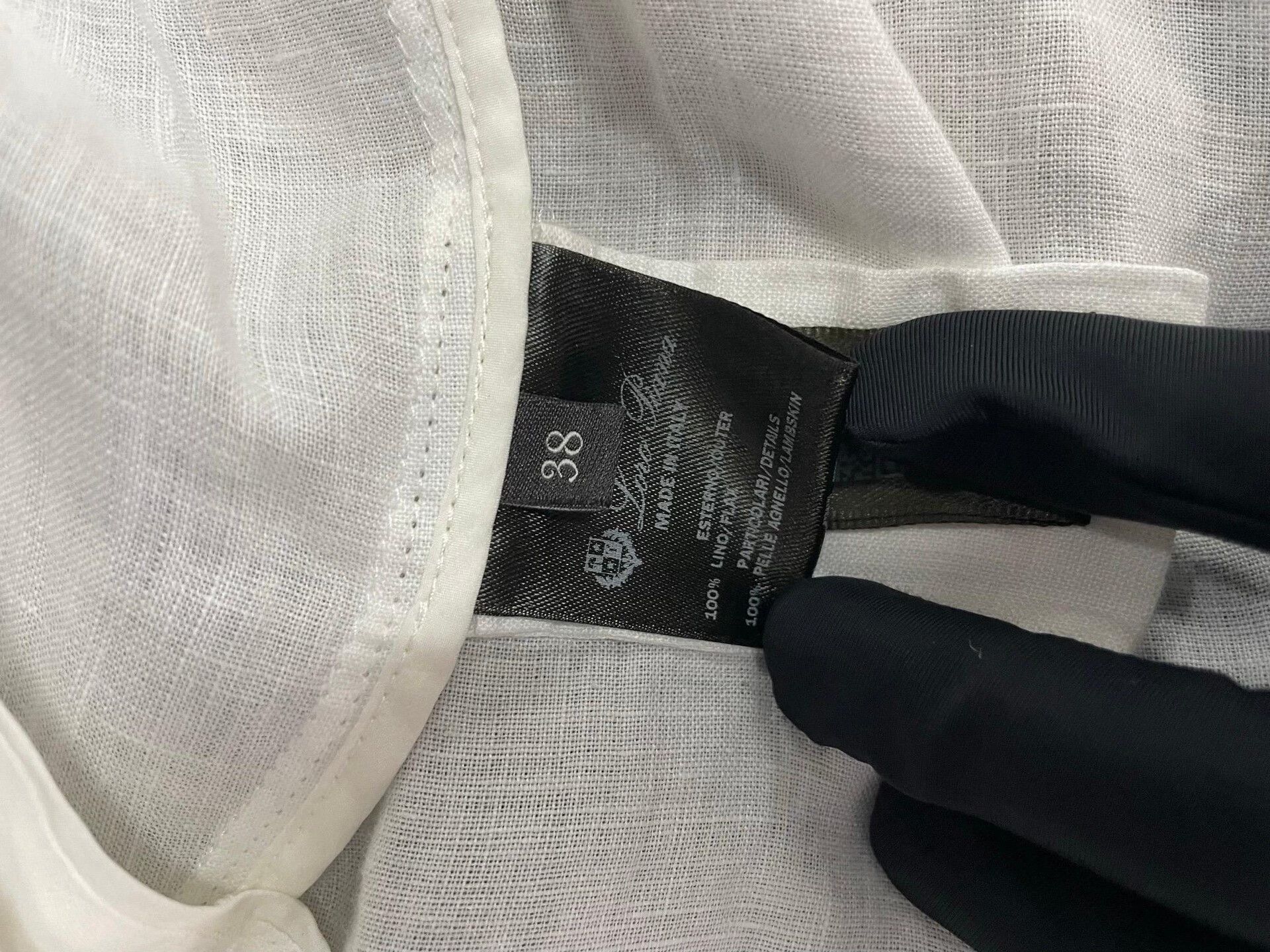 Loro Piana Loro Piana White Linen Zip Jacket Size US M / EU 48-50 / 2 - 4 Thumbnail