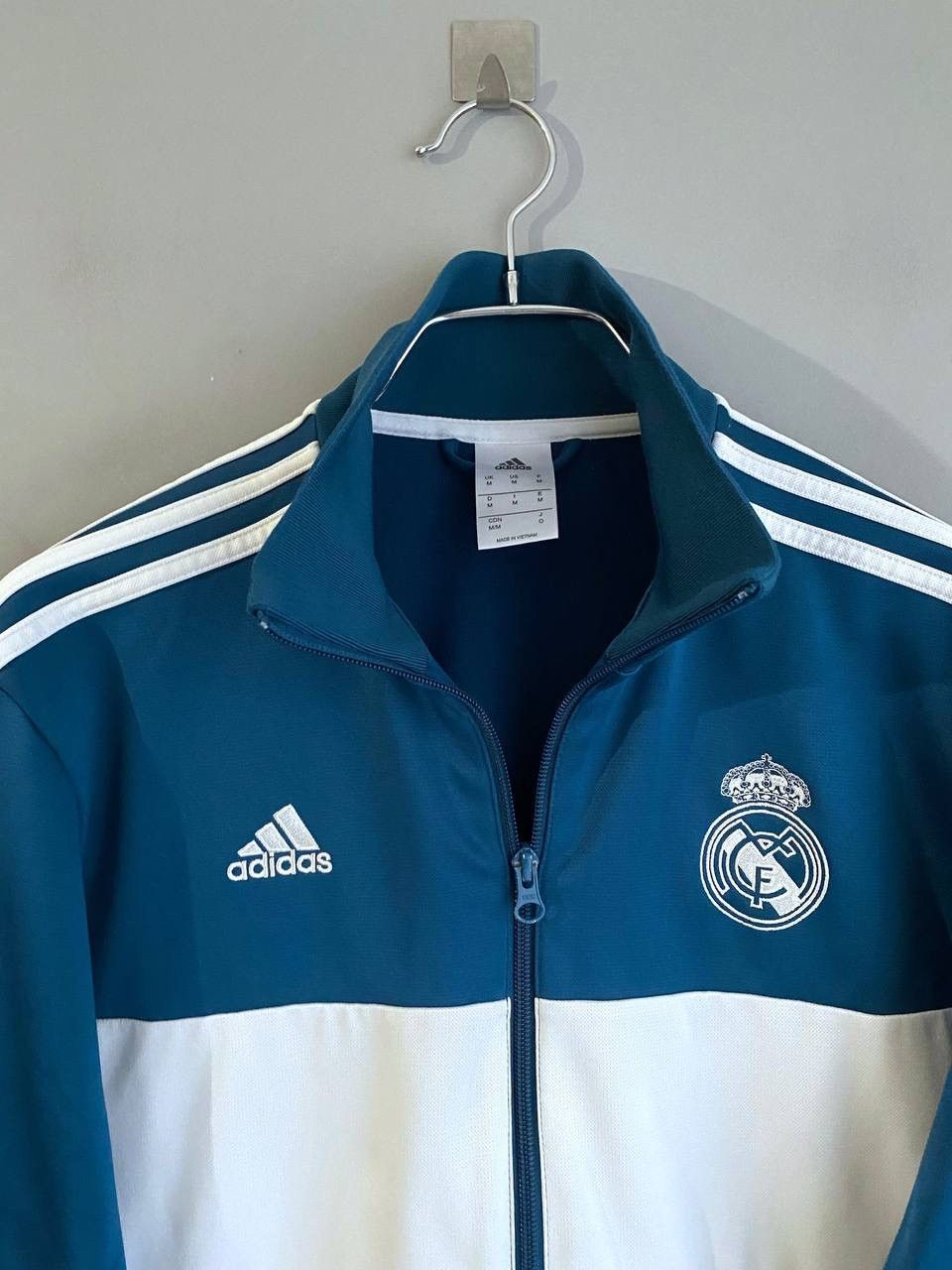 Adidas Real Madrid 2017/18 Pre Match Soccer Track Jacket, M BR2496 Size US M / EU 48-50 / 2 - 6 Thumbnail