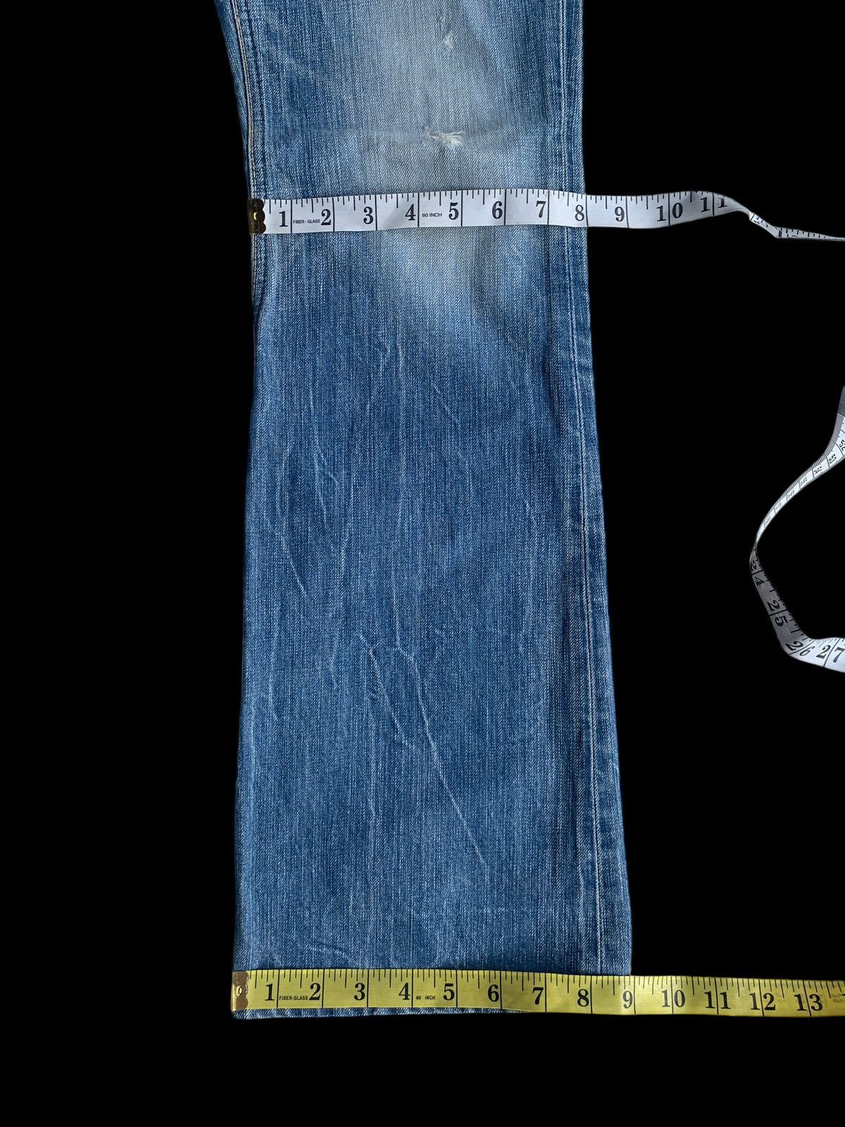 Edwin × If Six Was Nine × Kapital FLARE EDWIN 503 FADED PUNK STYLE DISTRESSED DENIM☠️🎌 Size US 30 / EU 46 - 19 Thumbnail