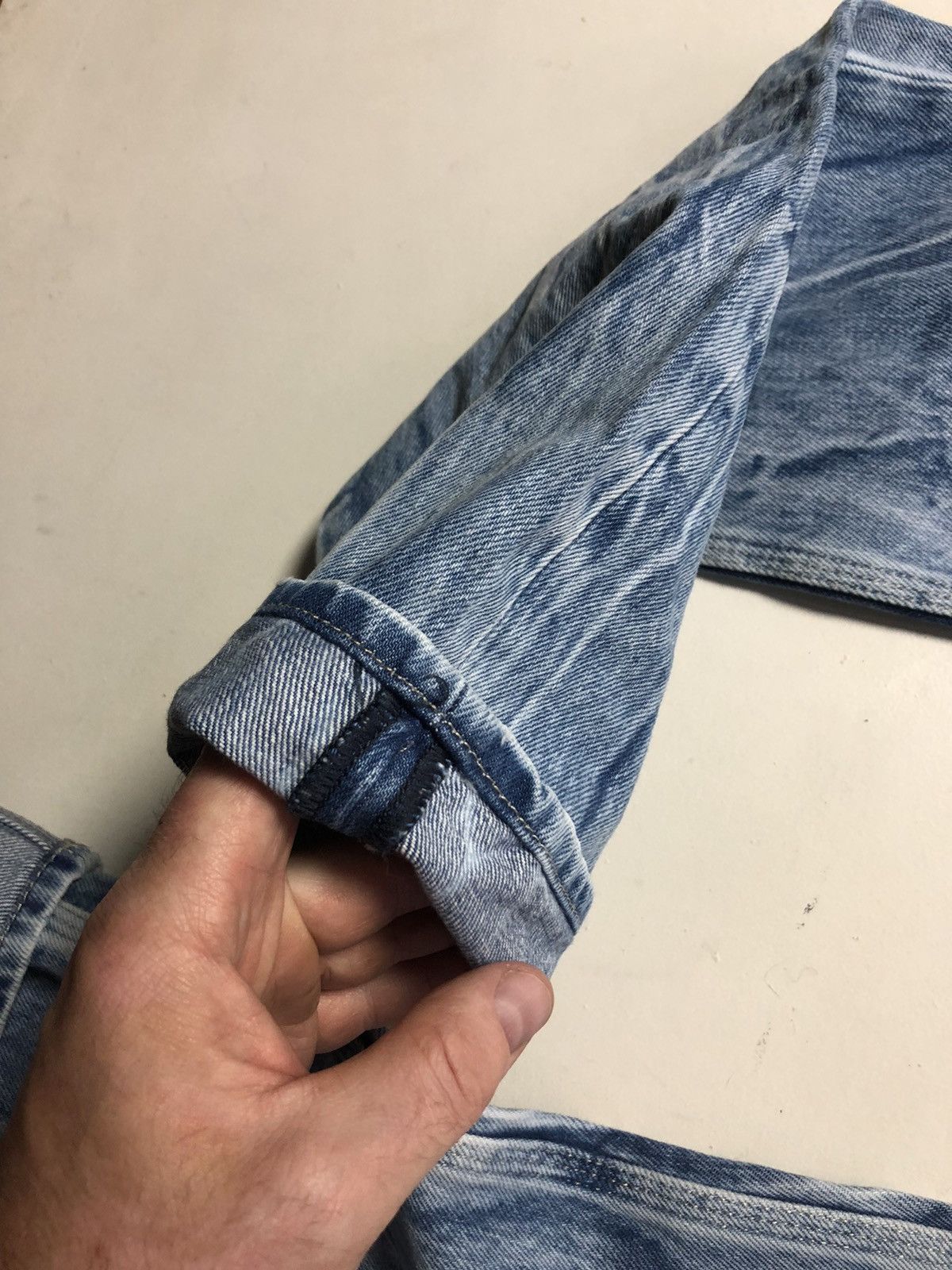 Replay Replay Hawaiian Recycle Jeans W32 L34 Distressed Light Wash Size US 32 / EU 48 - 9 Thumbnail