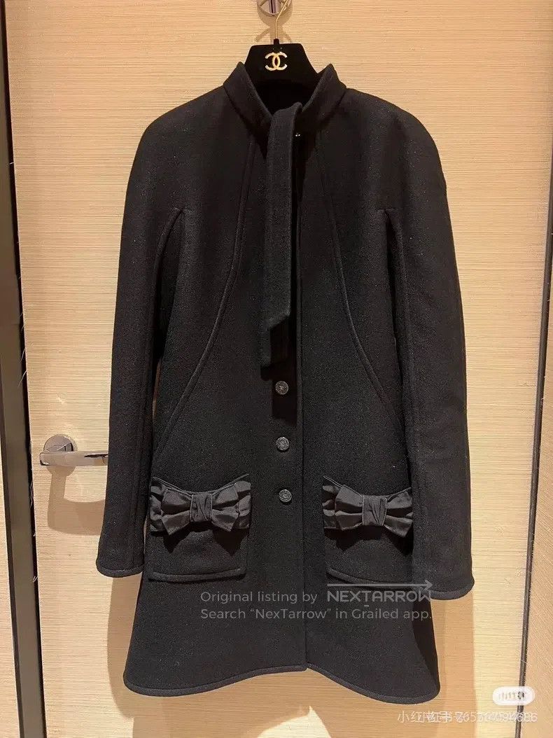 Chanel Chanel 24B bow pocket long coat Size XS / US 0-2 / IT 36-38 - 7 Thumbnail