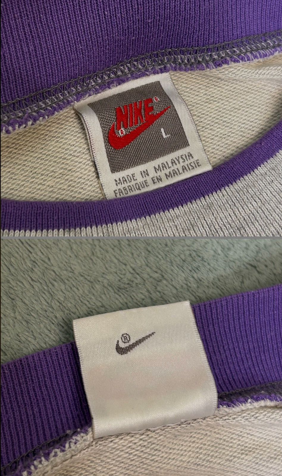 Nike × Vintage Vintage Nike Fitness Crazy Fit sweatshirt Size US XL / EU 56 / 4 - 4 Thumbnail
