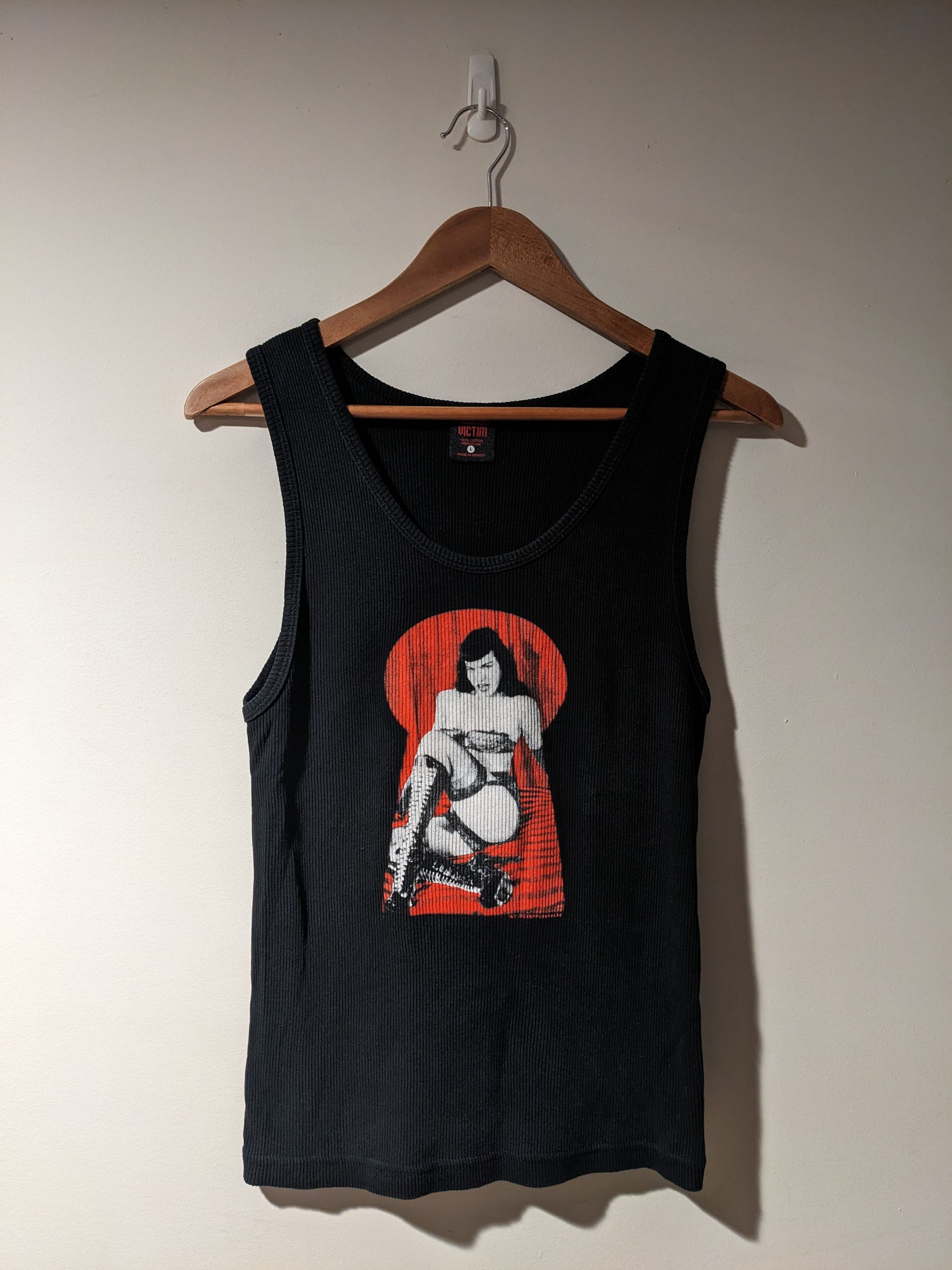 Fashion Victim Vintage 2002 Betty Page Fashion Victim Woman's Tank Top Size L / US 10 / IT 46 - 1 Thumbnail