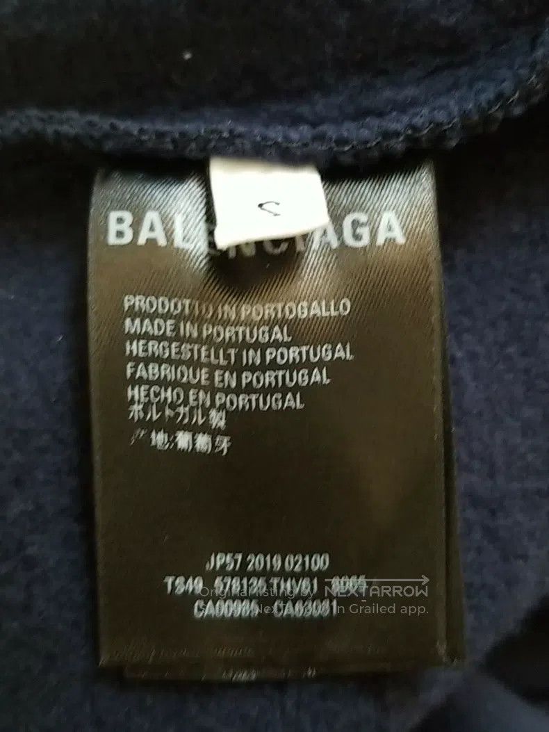 Balenciaga Balenciaga Deep Blue Eiffel Tower Sweatshirt S Size Size US S / EU 44-46 / 1 - 6 Thumbnail