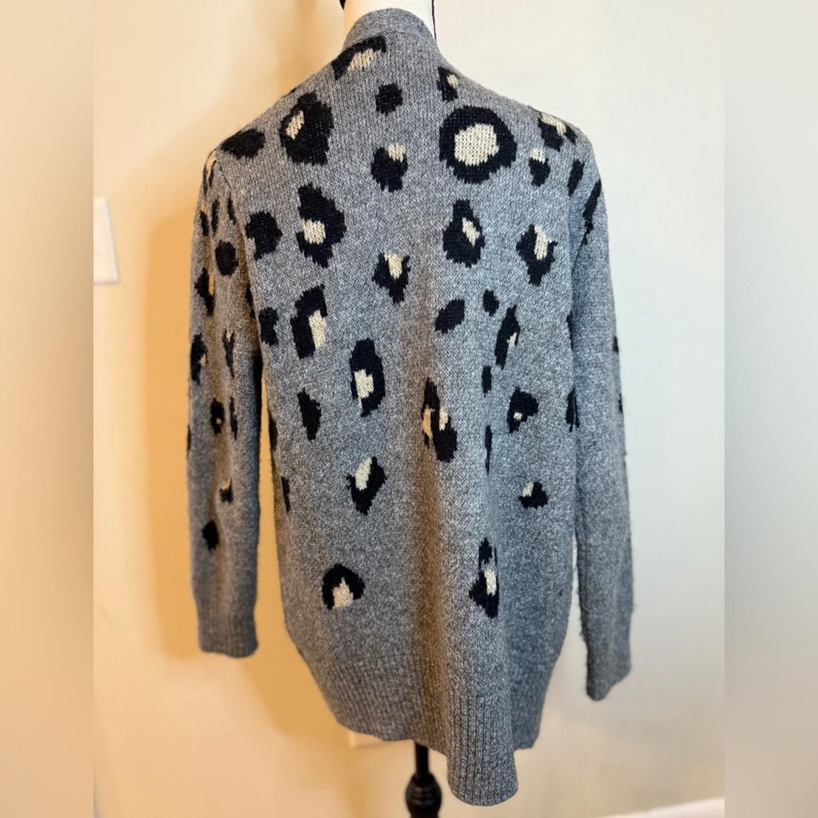 Other Maurices chunky leopard print cardigan open front SZ SM Size S / US 4 / IT 40 - 4 Thumbnail