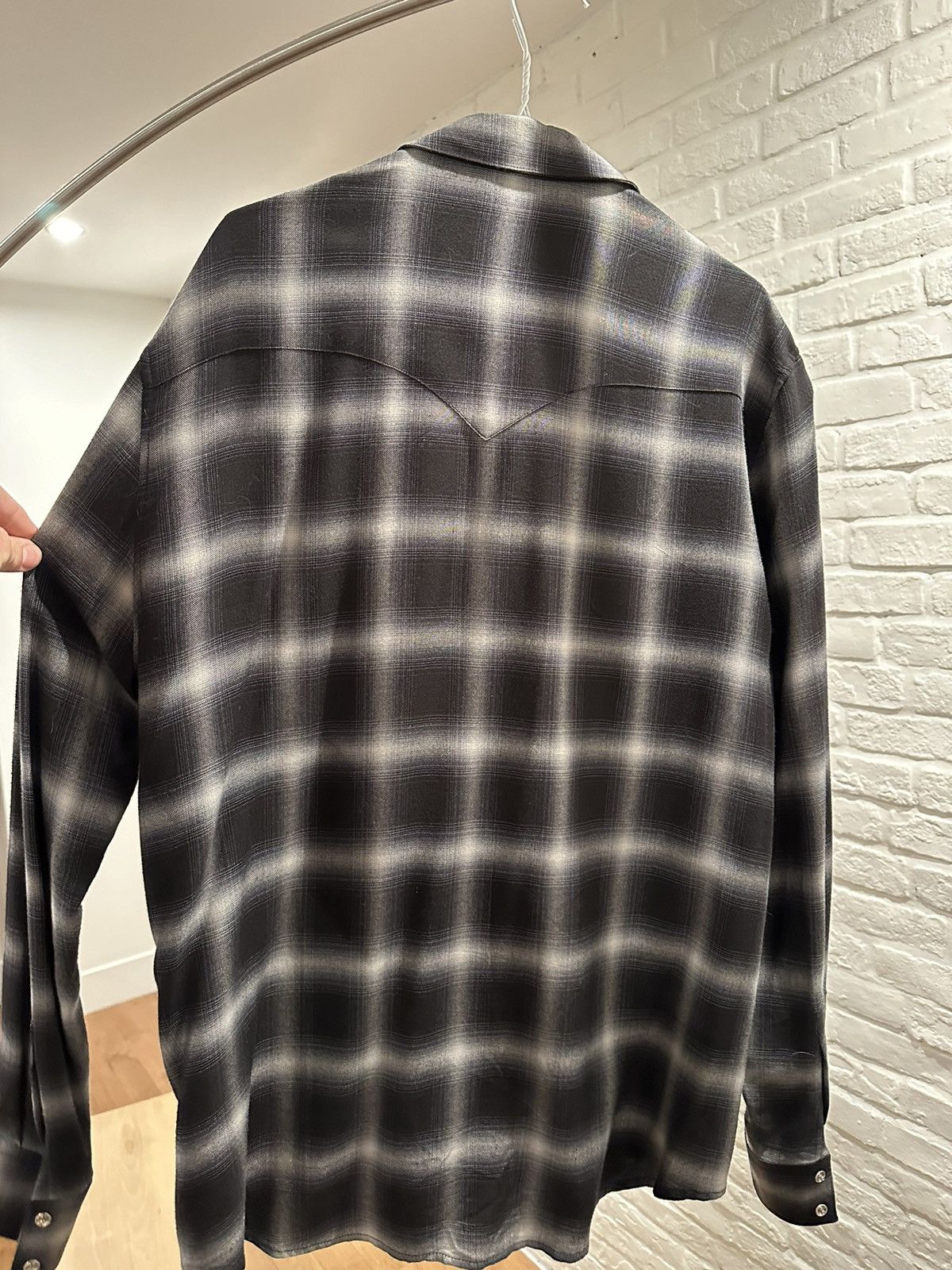 Celine Oversized Celine Checkered Flannel Size US XL / EU 56 / 4 - 4 Thumbnail