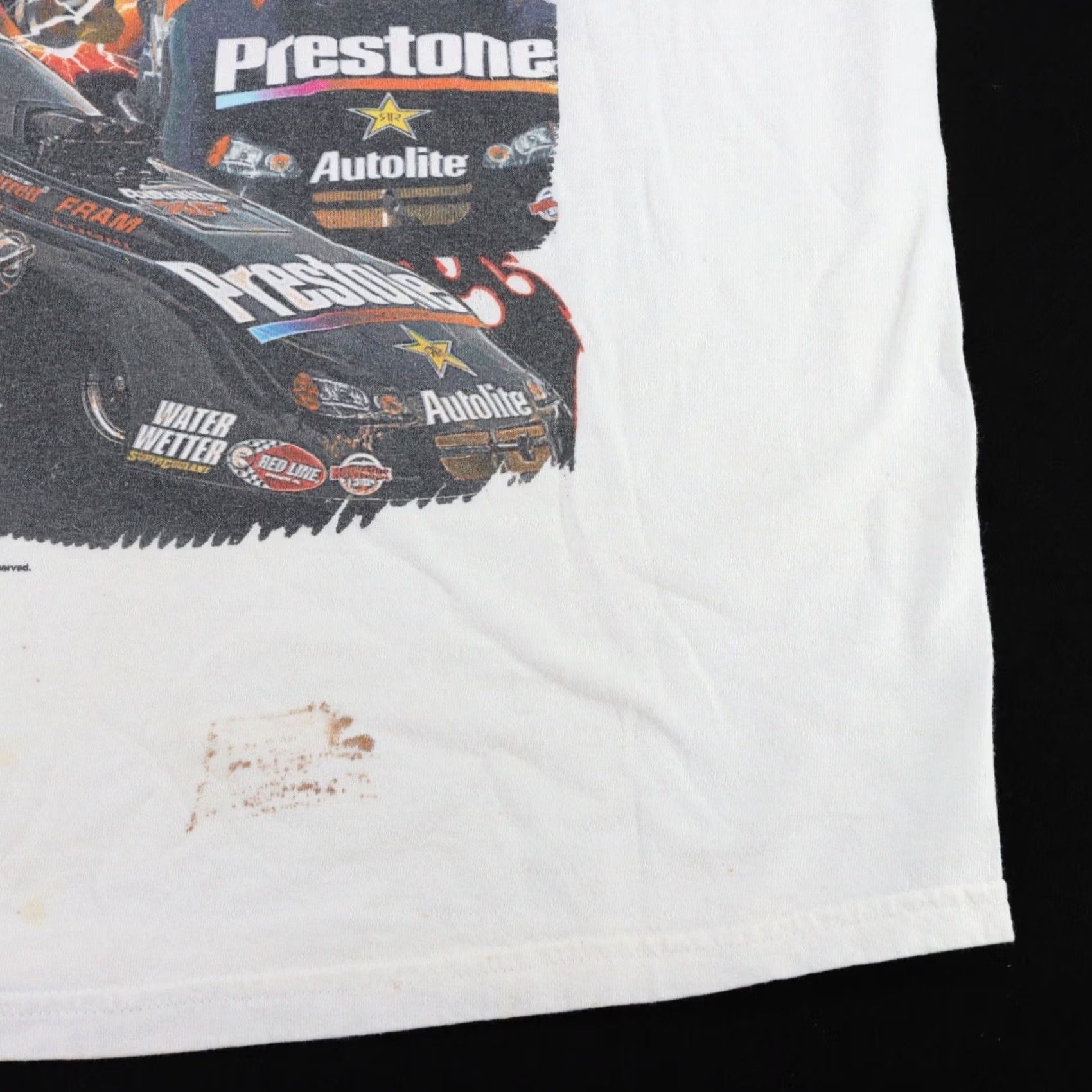 Gildan Vintage Cory Mac Racing Team Shirt - Single XL White - Condition Size US XL / EU 56 / 4 - 7 Thumbnail