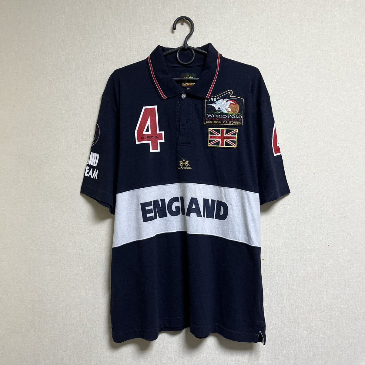 La Martina Vintage Y2K LA MARTINA Polo T-shirt Size US XL / EU 56 / 4 - 1 Thumbnail