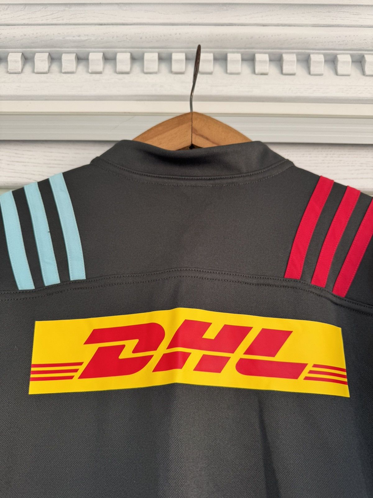 Adidas Harlequins 2016-2017 Rugby Shirt 150th Unniversary Jersey Size US M / EU 48-50 / 2 - 9 Thumbnail