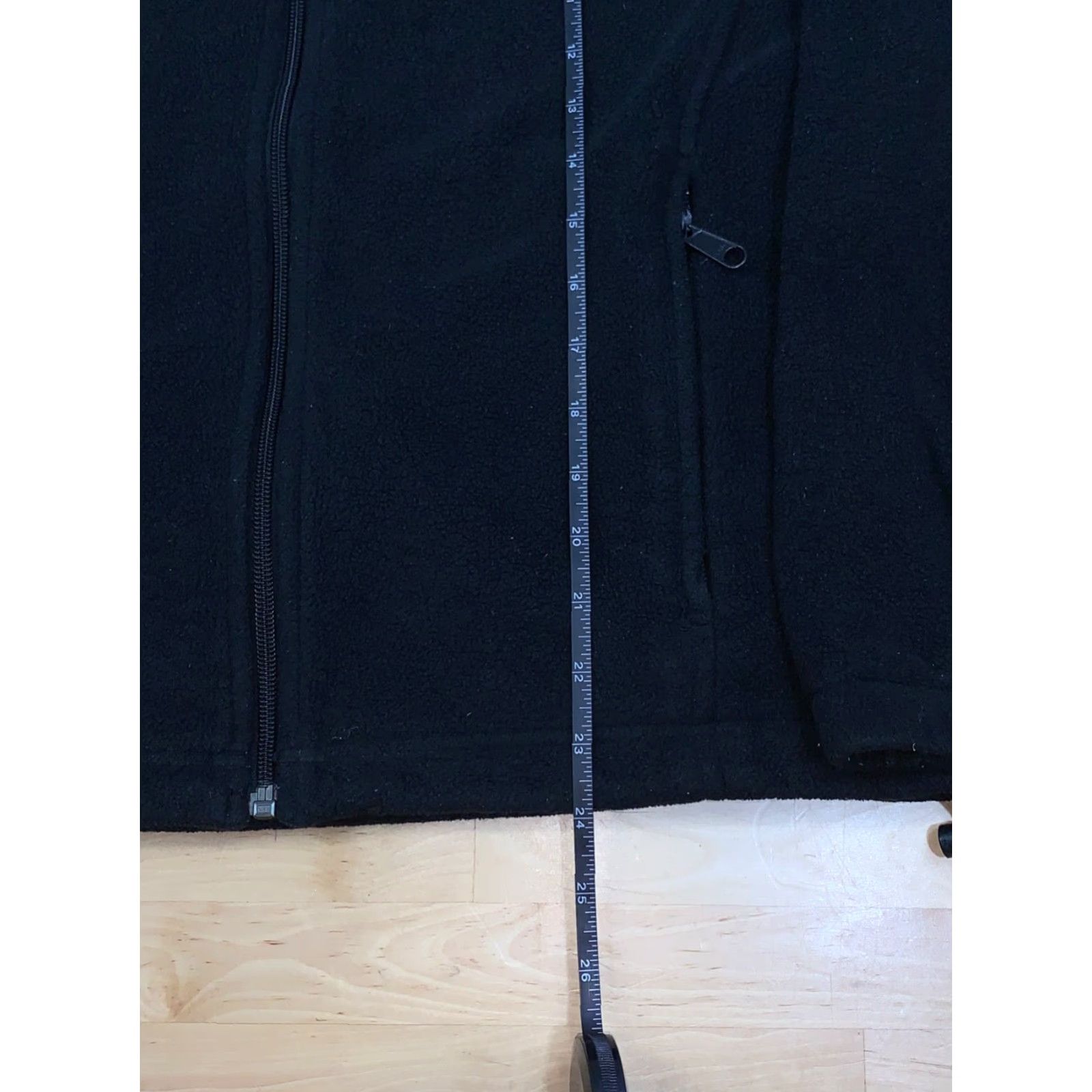 Vintage Columbia Fleece Jacket Women M Black Zip Casual Outdoor Hike Camp #6936 Size M / US 6-8 / IT 42-44 - 6 Thumbnail