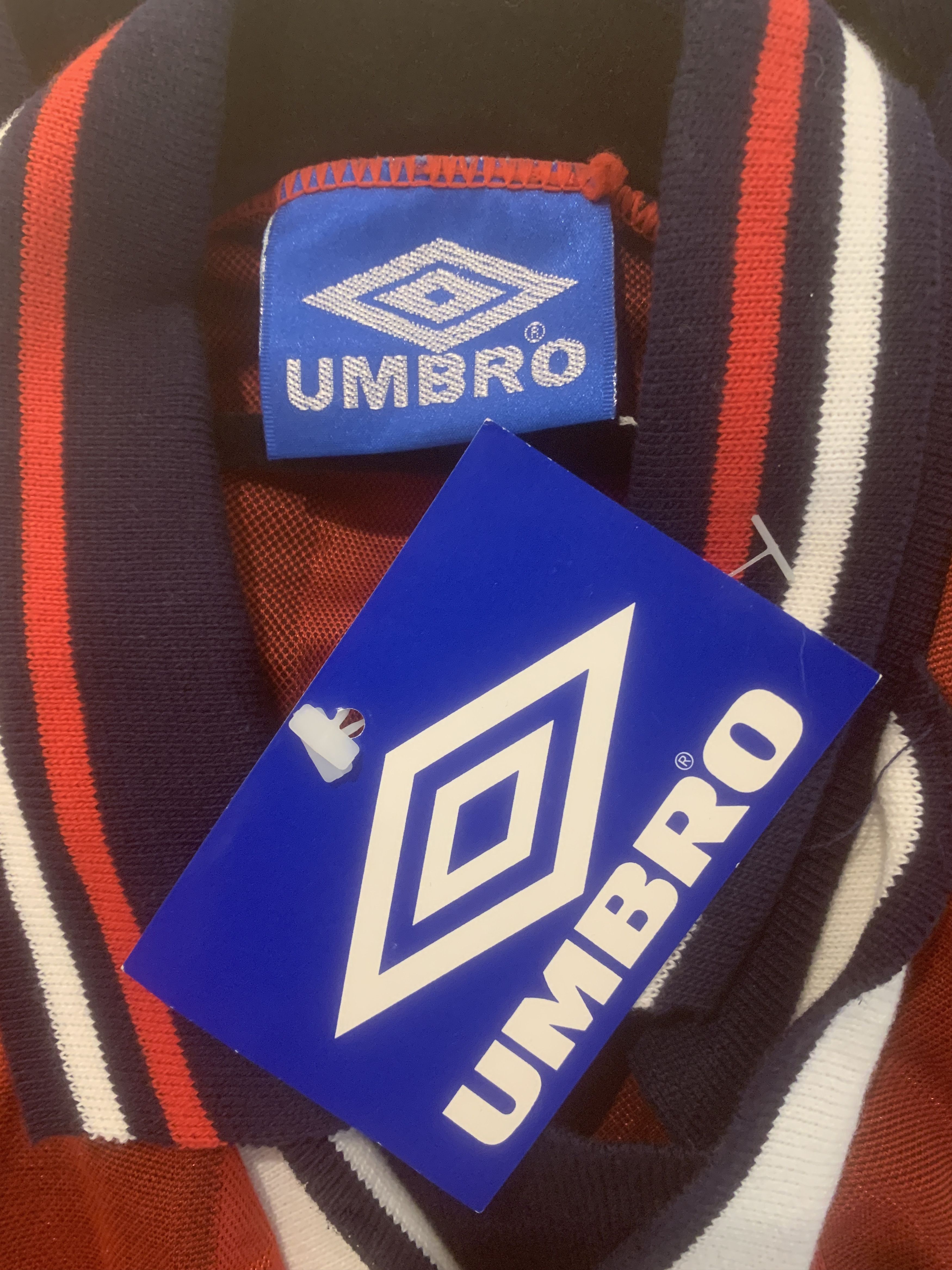 Umbro England 1998 Away Kit Football Shirt Soccer Jersey Size US M / EU 48-50 / 2 - 4 Thumbnail