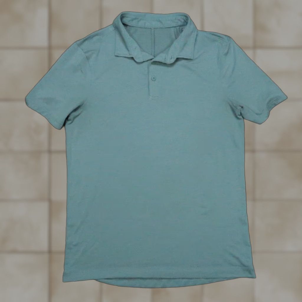 Lululemon Lululemon Polo Mens Small Blue Evolution Performance Short Sleeve Size US S / EU 44-46 / 1 - 1 Thumbnail