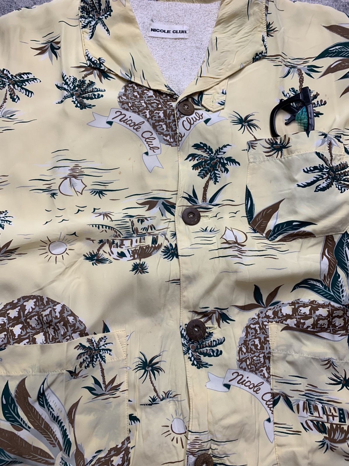 Nicole Club 🐍SOLD 🐍Vintage Nicole Club Hawaiian Shirt Boxy Fit Size US M / EU 48-50 / 2 - 10 Thumbnail
