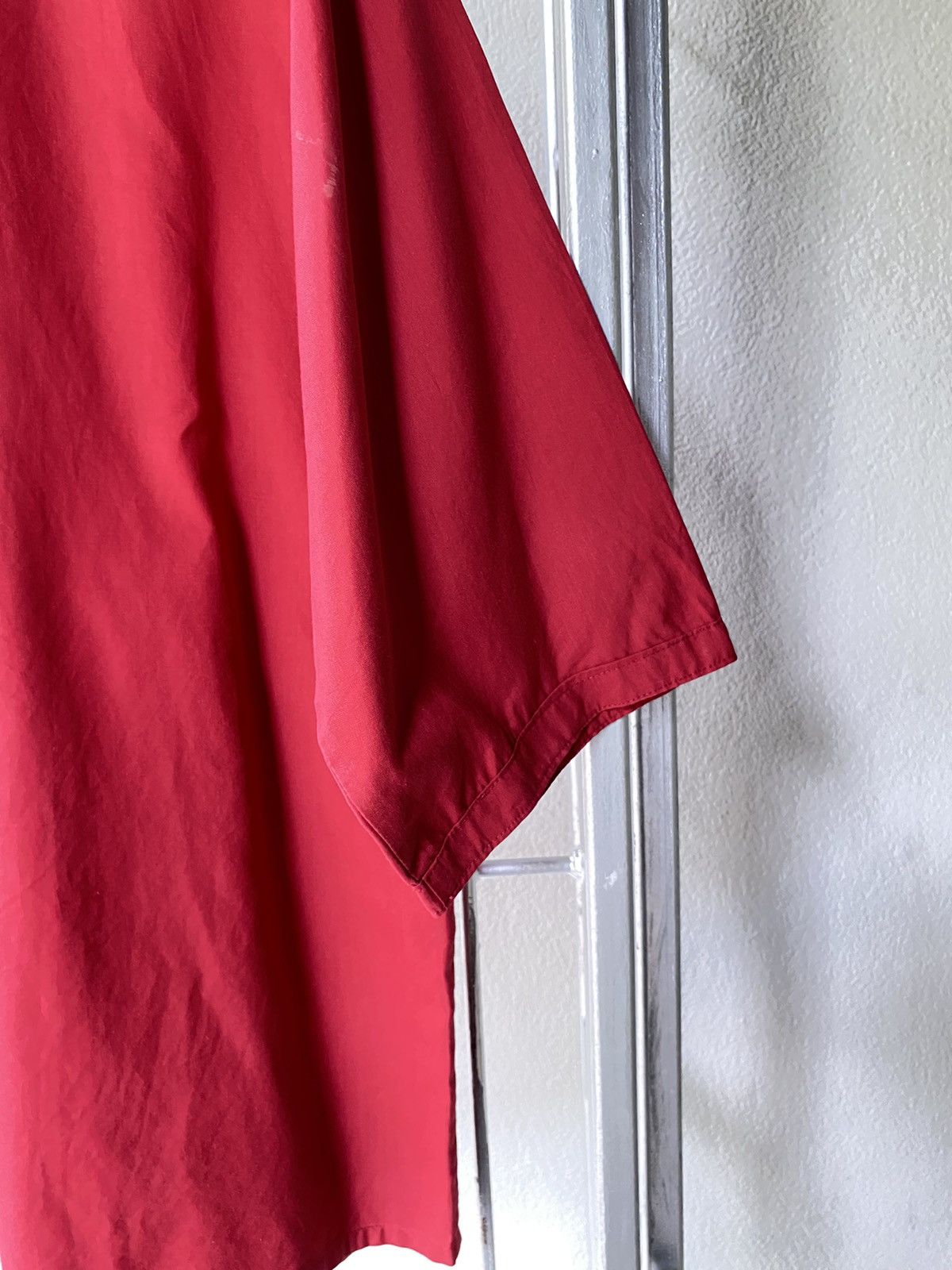 Dior Christian Dior vintage red cardinal shirt Size L / US 10 / IT 46 - 9 Thumbnail